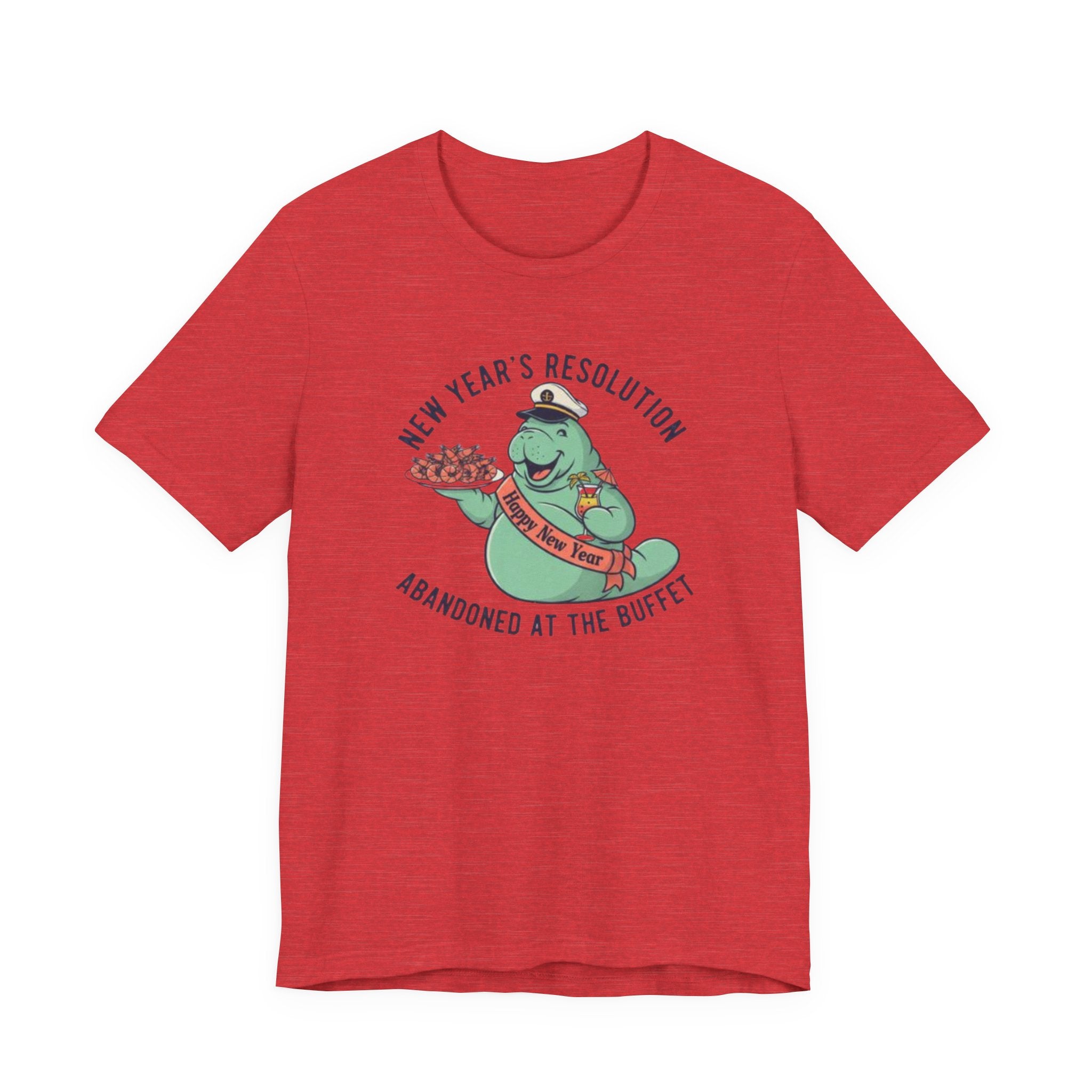 NY resolution abanded at the buffet Tee