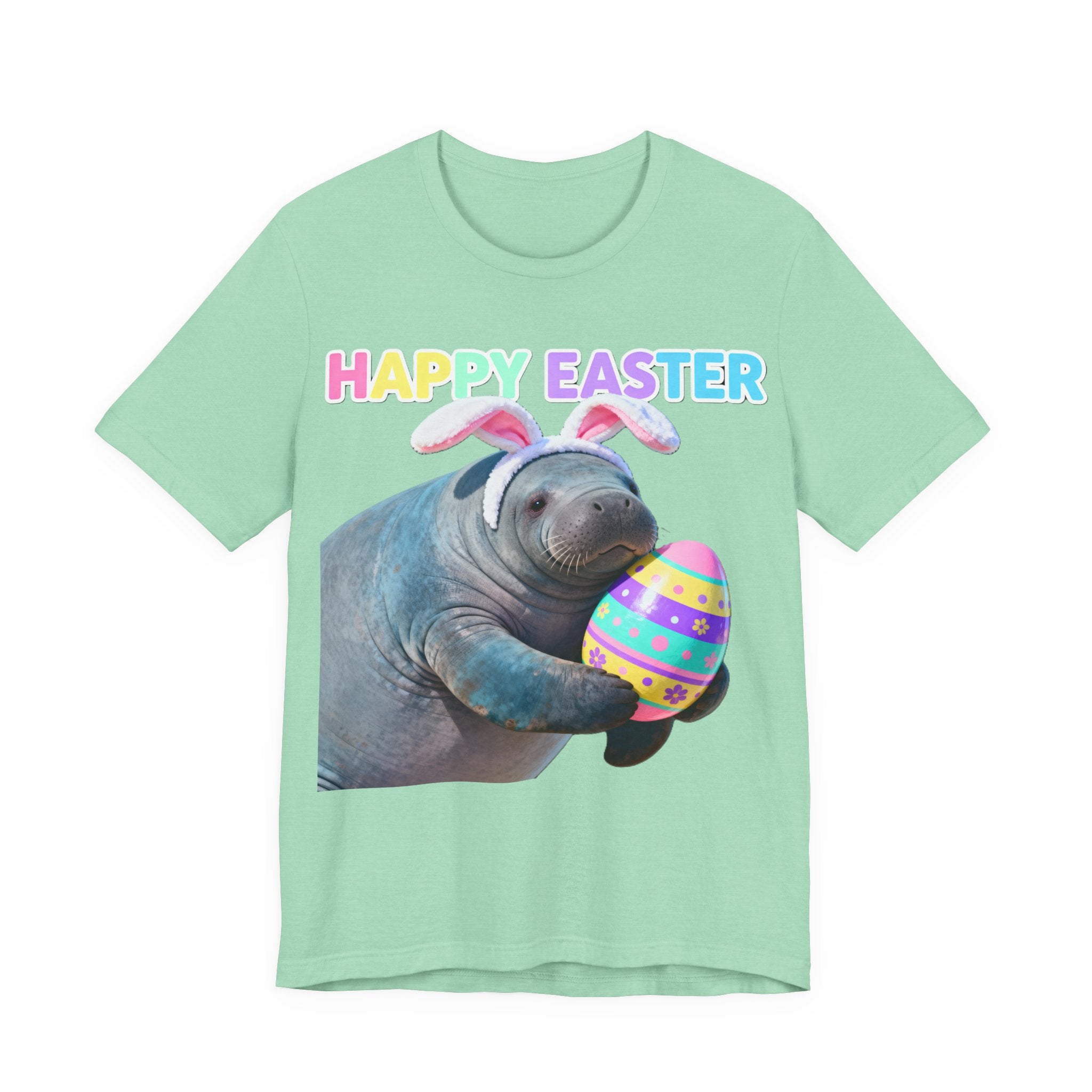 Happy Easter Manatee Shirt – Cute Florida Easter Tee