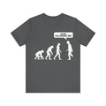 Stop Following Me Evolution Tee – Funny Science & Humor T-Shirt Please Note: (Sizes may run slightly small)