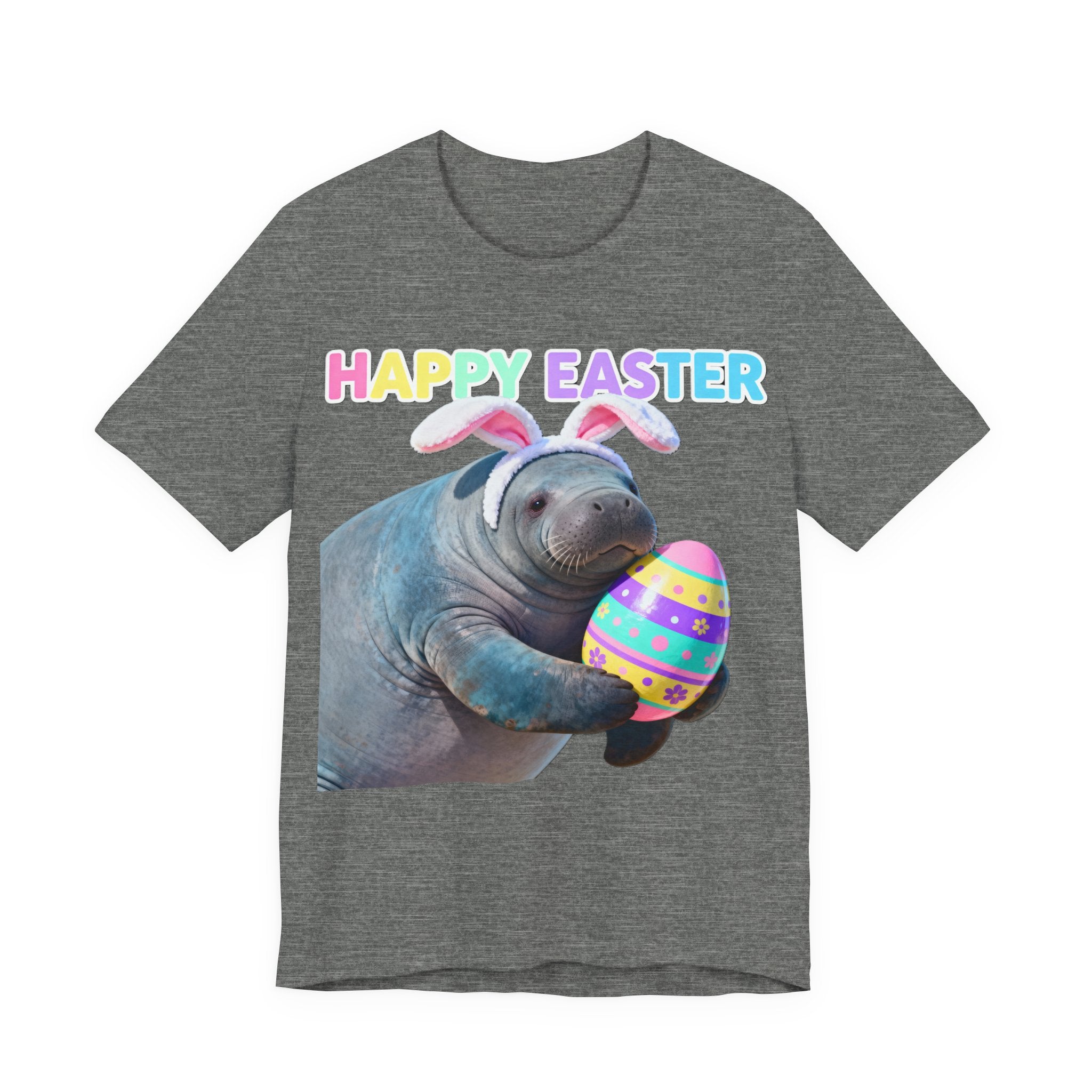 Happy Easter Manatee Shirt – Cute Florida Easter Tee
