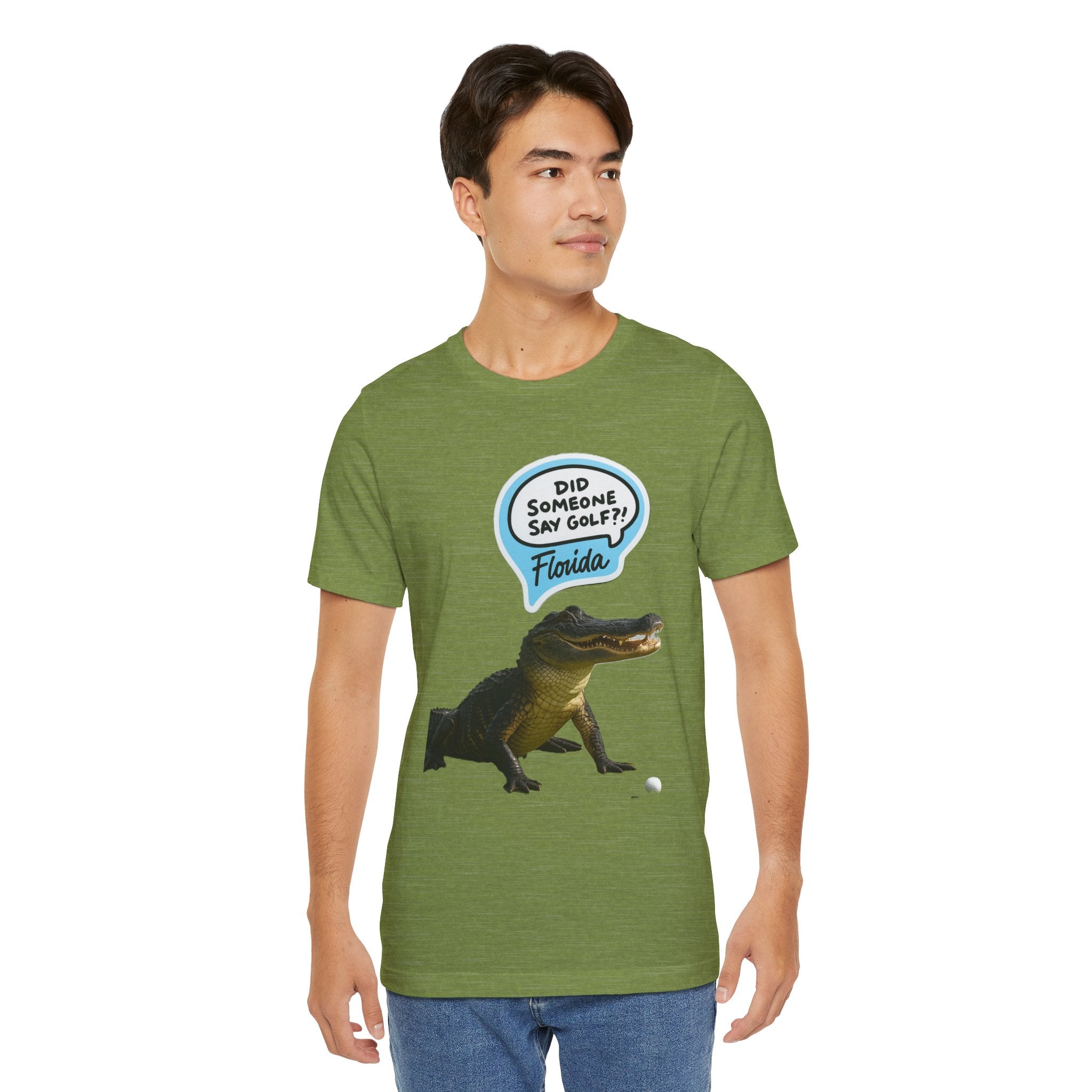 Did Someone Say Golf? Florida Alligator T-Shirt – Funny Sunshine State Golf Tee