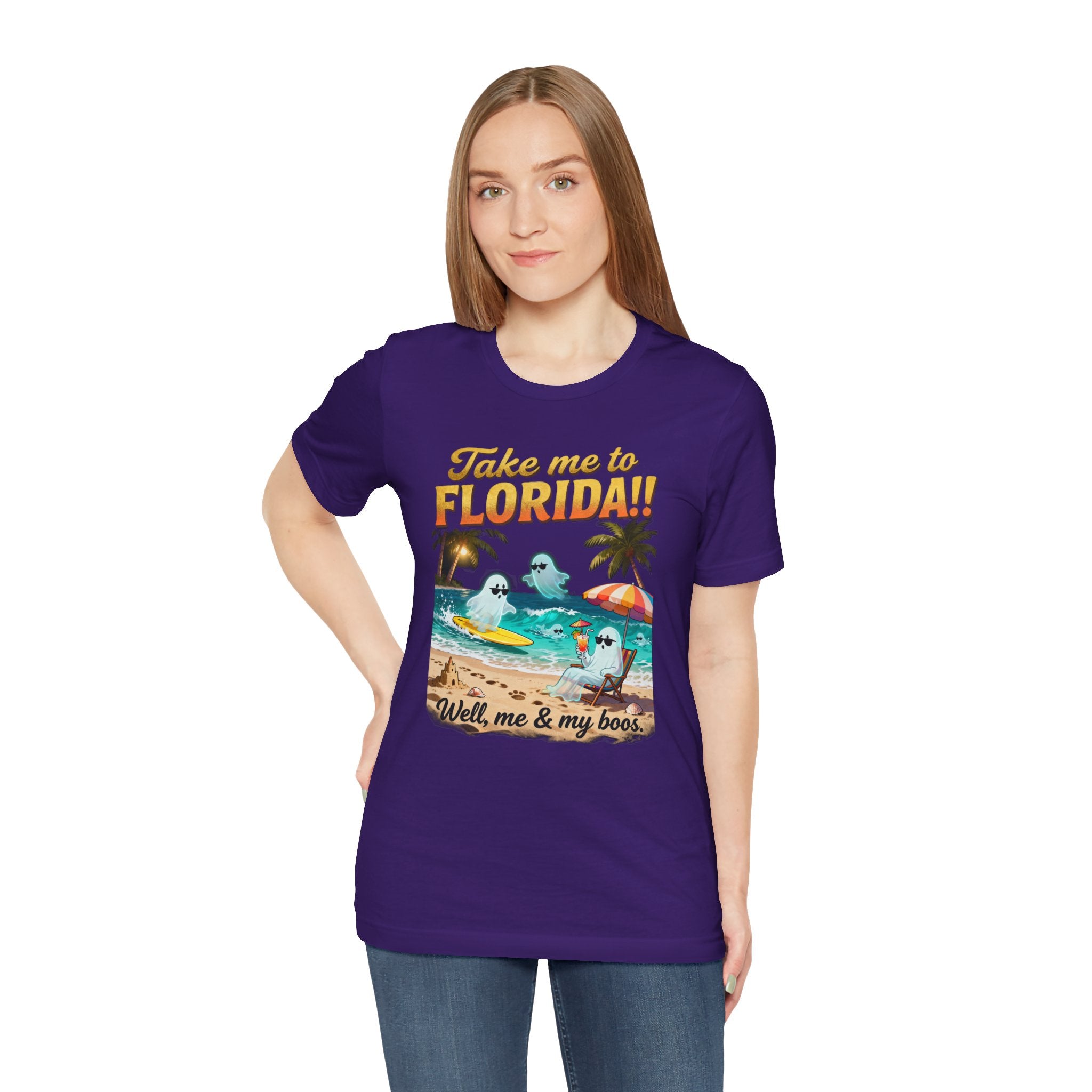 Take Me to Florida Shirt – Funny Halloween Beach “Me & My Boos”
