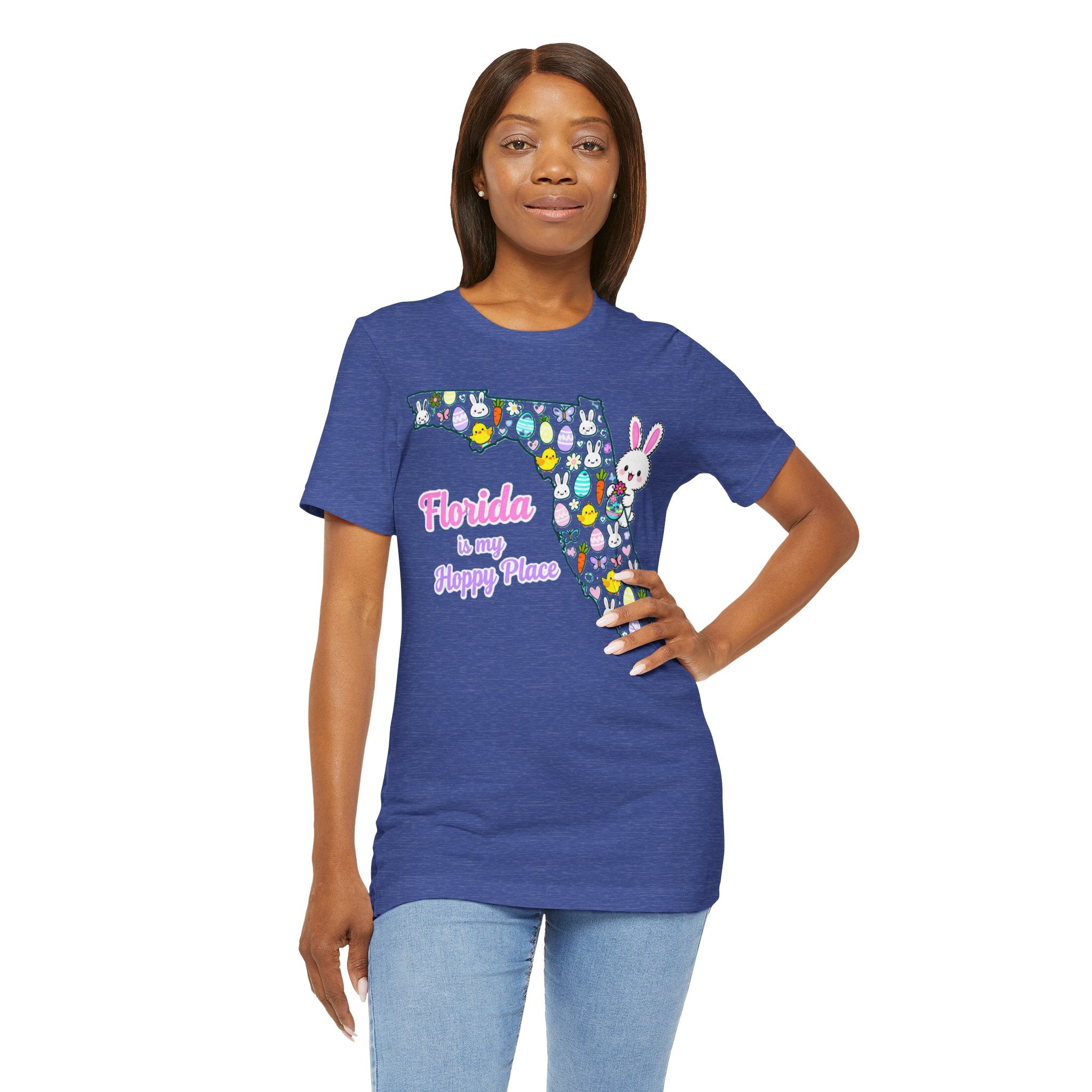 Florida Is My Hoppy Place Shirt – Cute Easter Bunny & Egg Tee