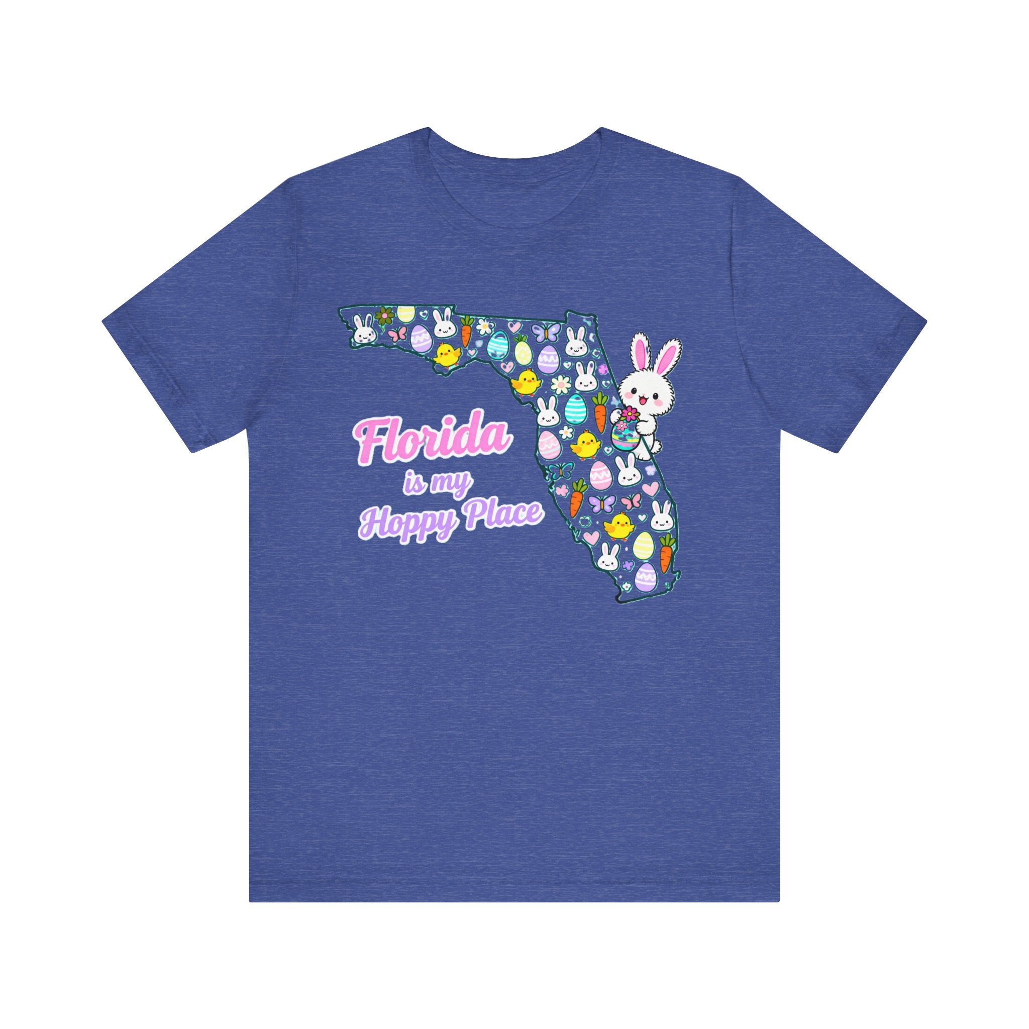 Florida Is My Hoppy Place Shirt – Cute Easter Bunny & Egg Tee