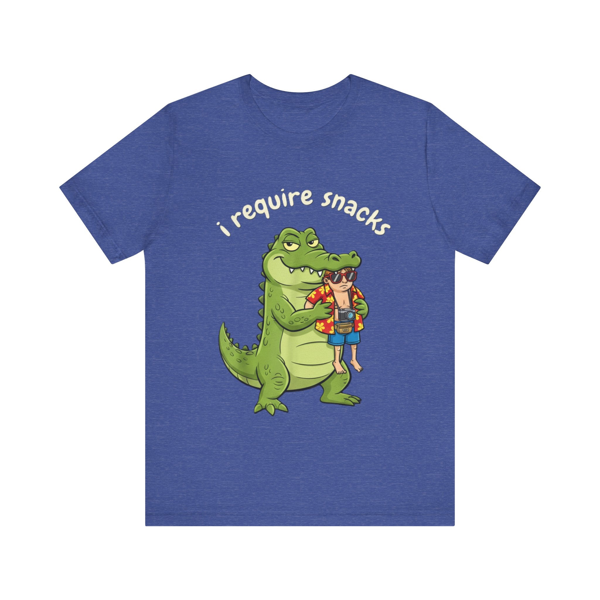I Require Snacks Florida Gator Shirt – Funny Alligator Tourist Tee | Florida Humor Vacation T-Shirt Please Note: (Sizes may run slightly small)