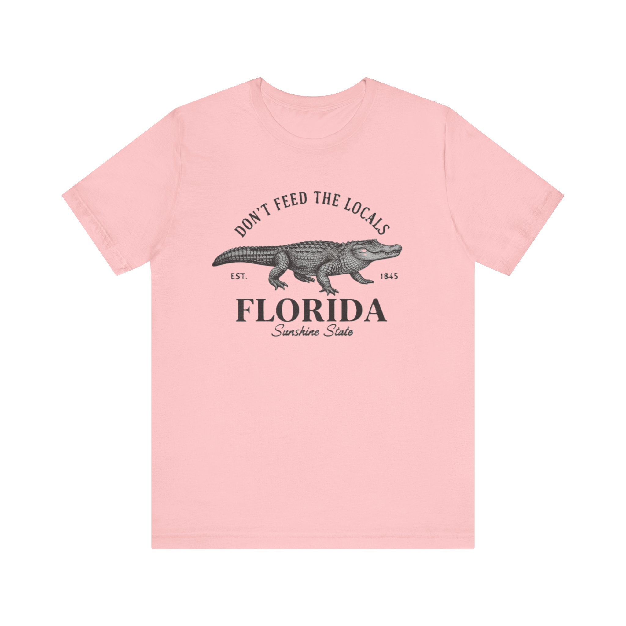 Don’t Feed the Locals Florida Shirt – Funny Alligator Sunshine State Tee | Vintage Florida Humor T-Shirt Pease Note: (Sizes may run slightly small)