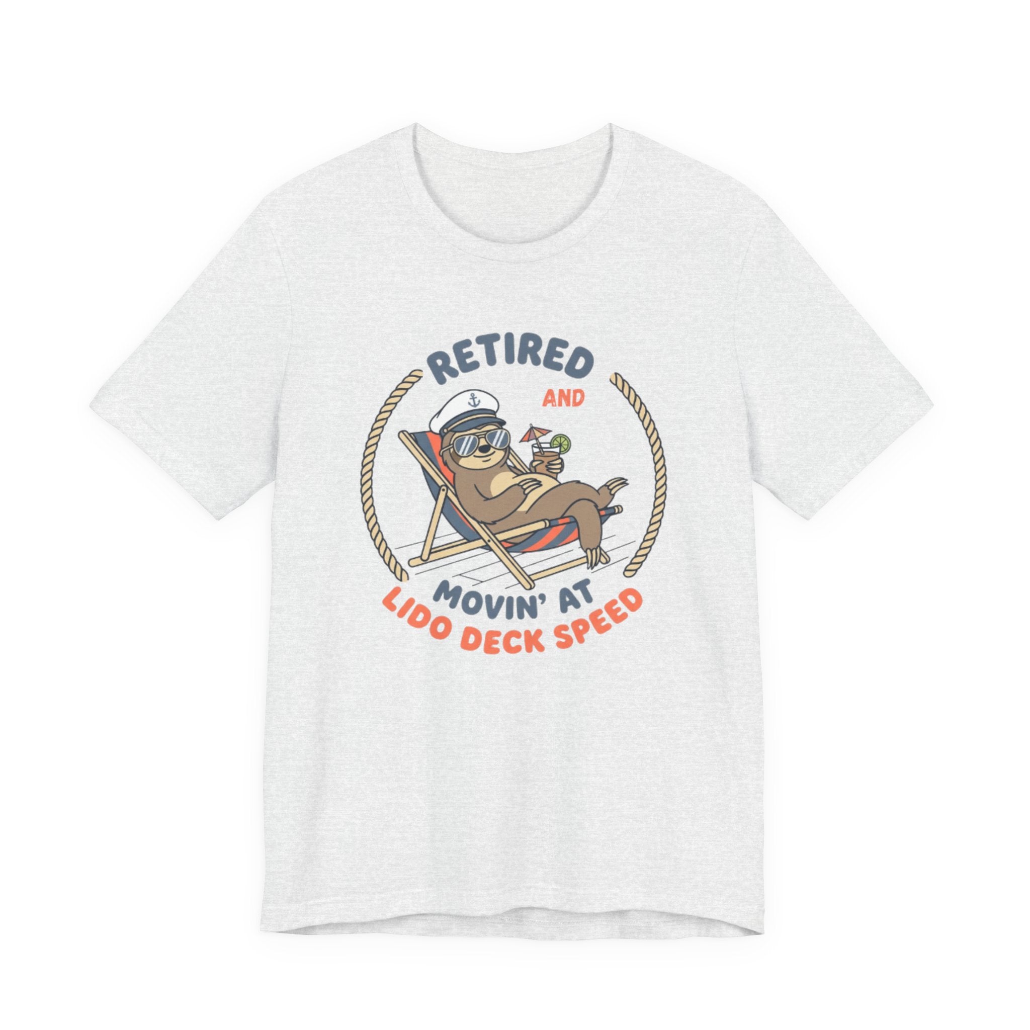 Retired and Movin' at Lido Deck Speed Tee