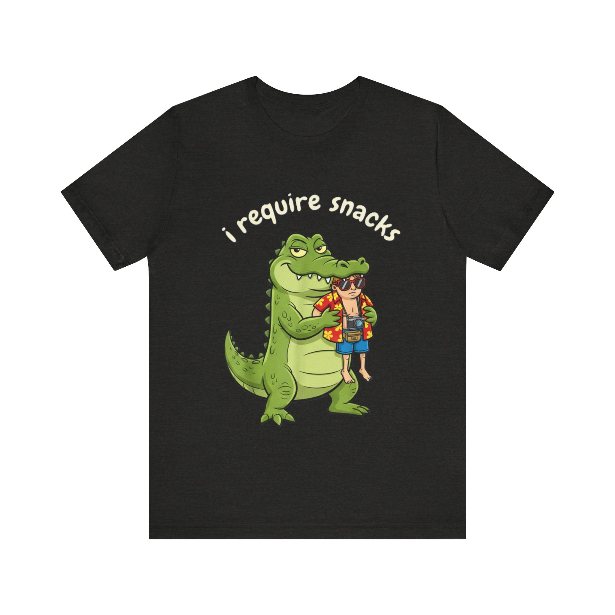 I Require Snacks Florida Gator Shirt – Funny Alligator Tourist Tee | Florida Humor Vacation T-Shirt Please Note: (Sizes may run slightly small)