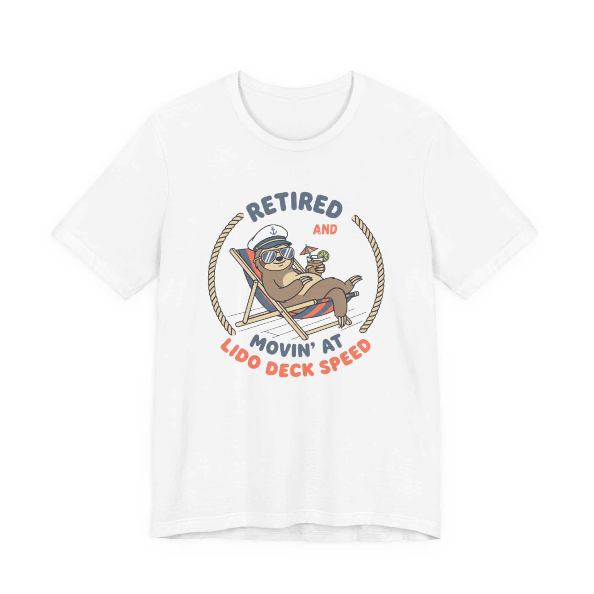 Retired and Movin' at Lido Deck Speed Tee
