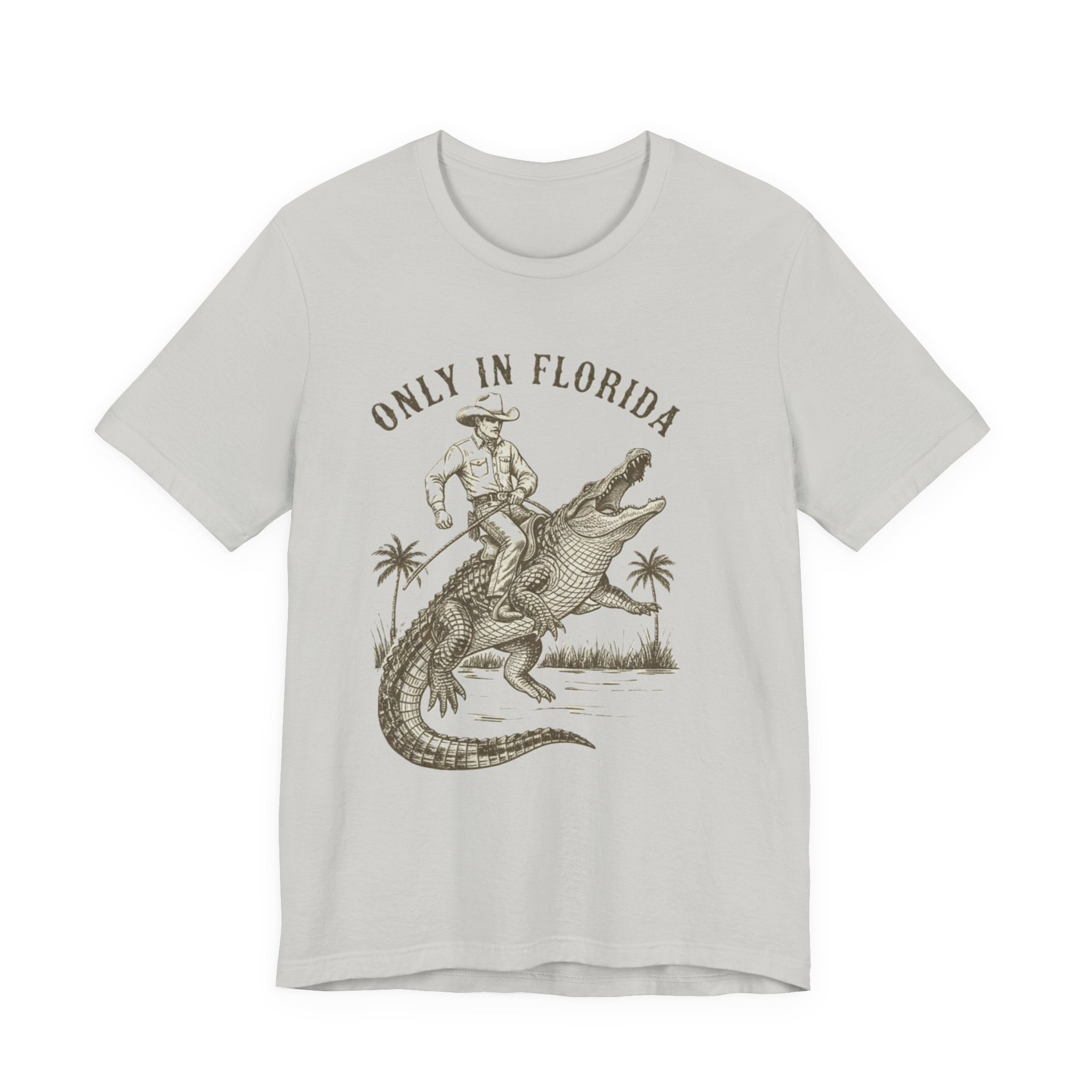 Cowboy Riding Alligator Tee