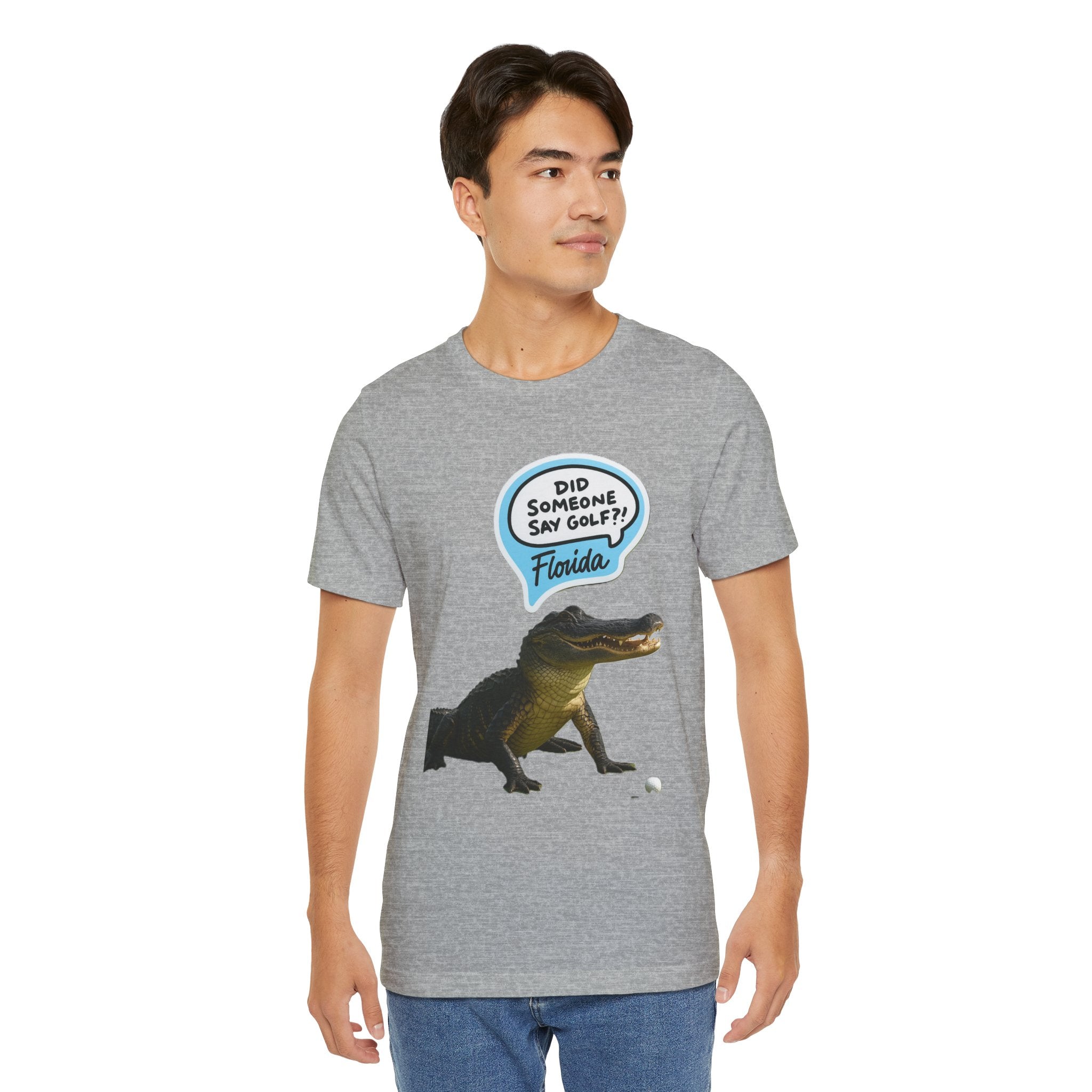 Did Someone Say Golf? Florida Alligator T-Shirt – Funny Sunshine State Golf Tee
