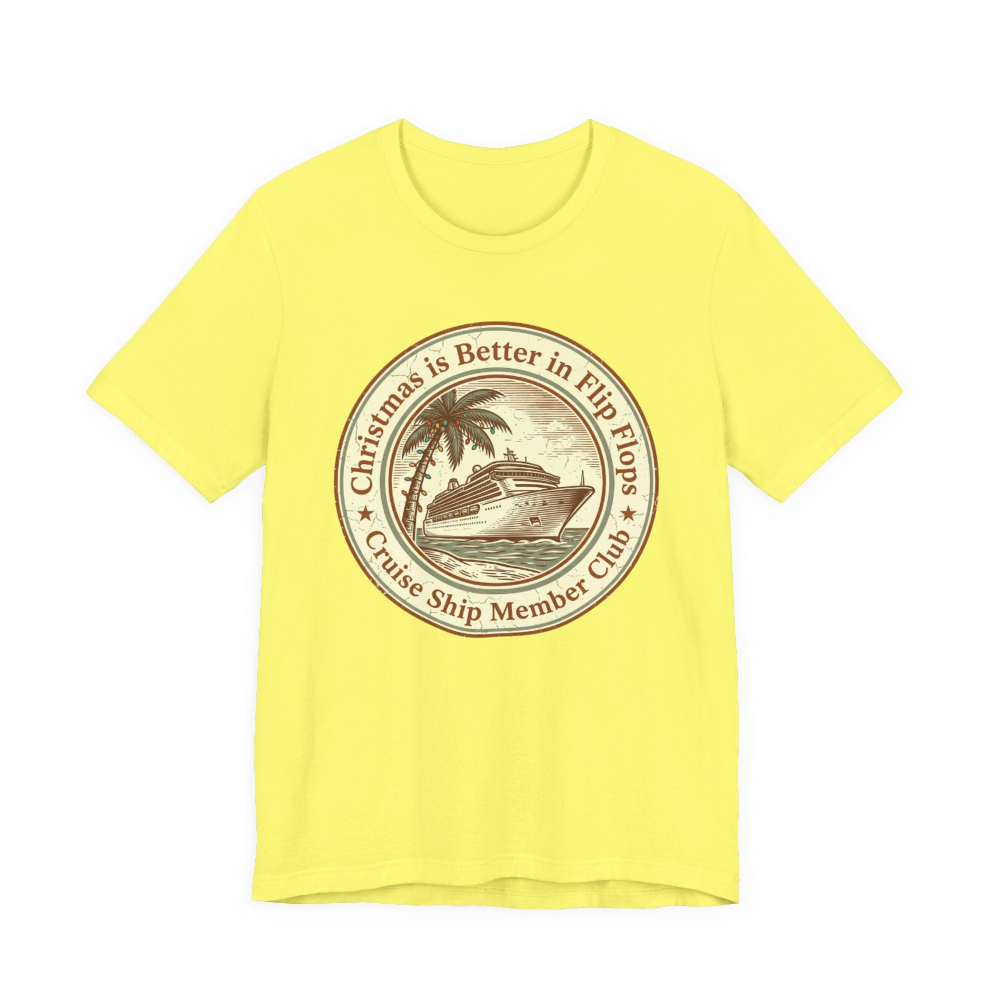 Christmas is Better in Flip Flops Cruise Ship Member Club Tee