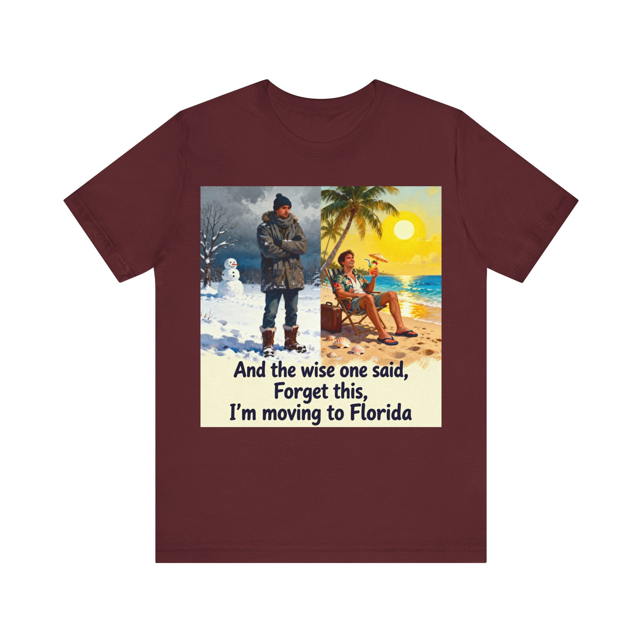 Forget This, I’m Moving to Florida Shirt – Funny Winter Escape Tee | Sunshine State Vacation T-Shirt please Note: (Sizes may run slightly small)