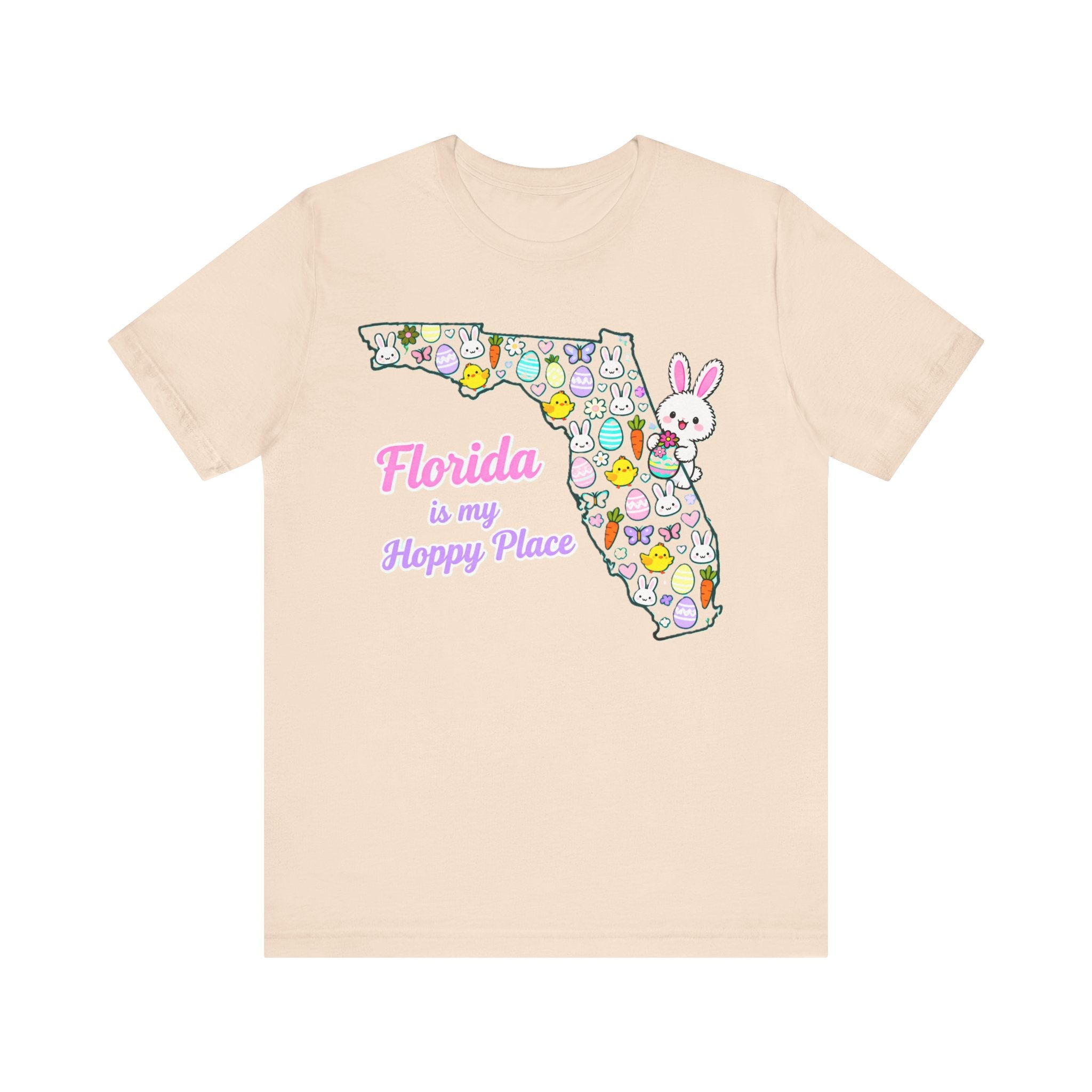 Florida Is My Hoppy Place Shirt – Cute Easter Bunny & Egg Tee