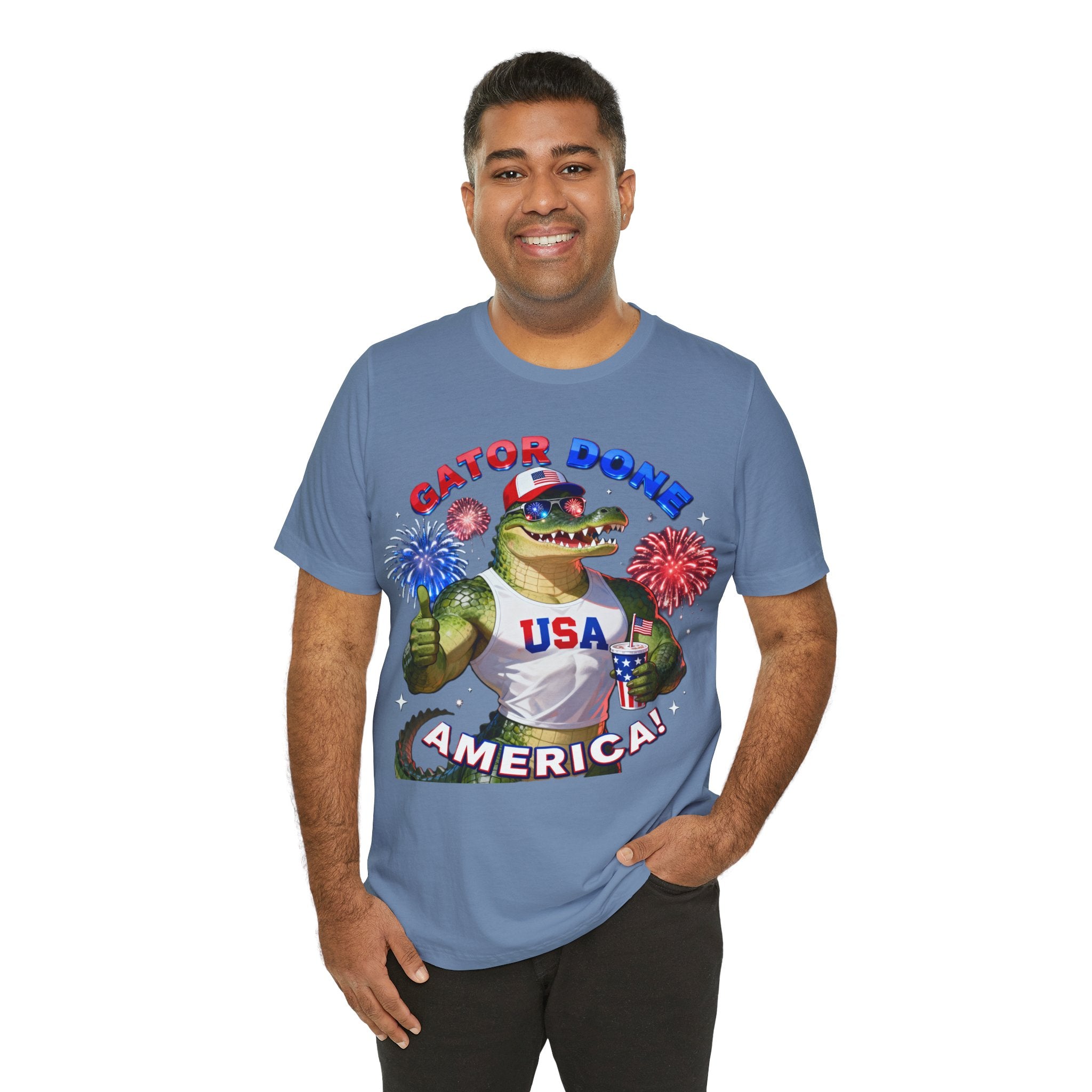 Gator Done America Shirt – Funny Florida 4th of July Tee