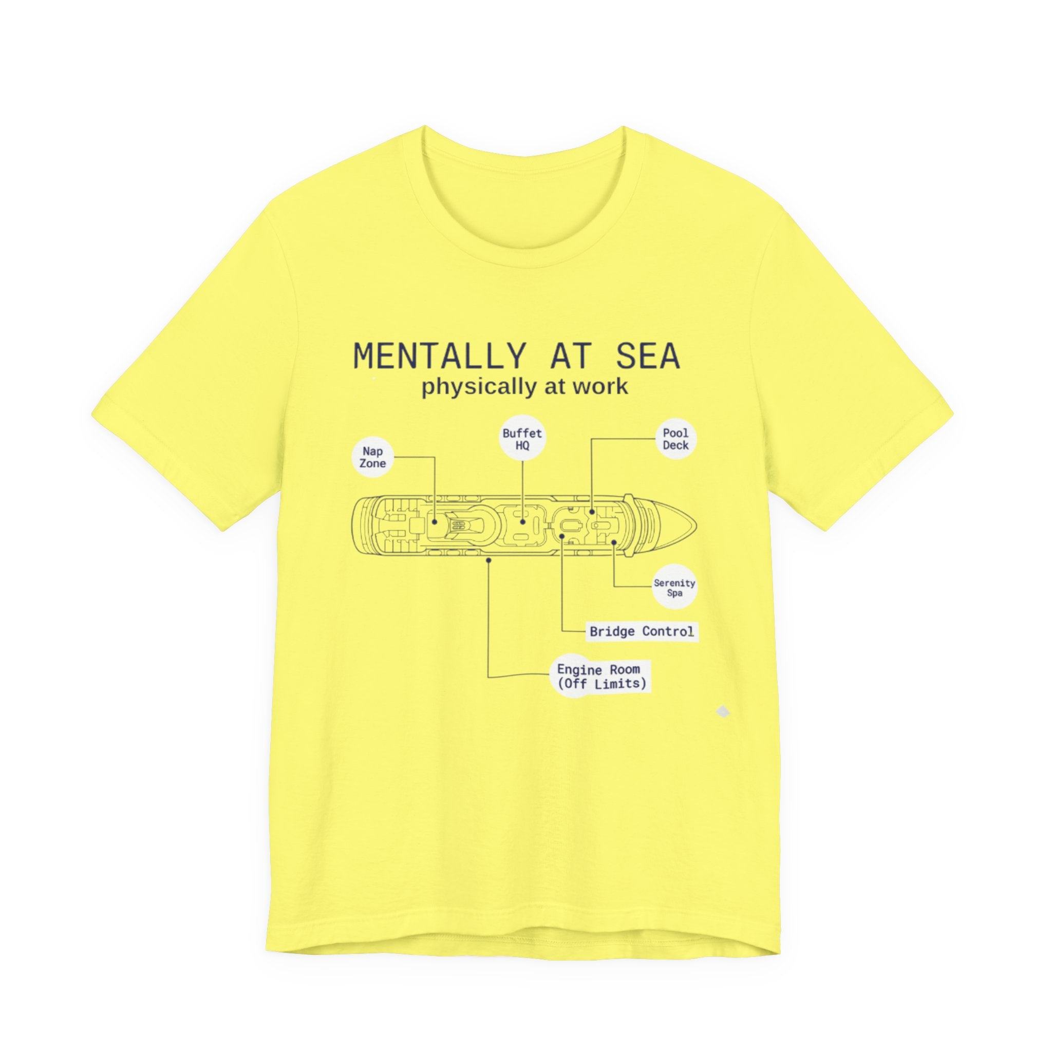 Mentally at Sea Physically at Work Tee
