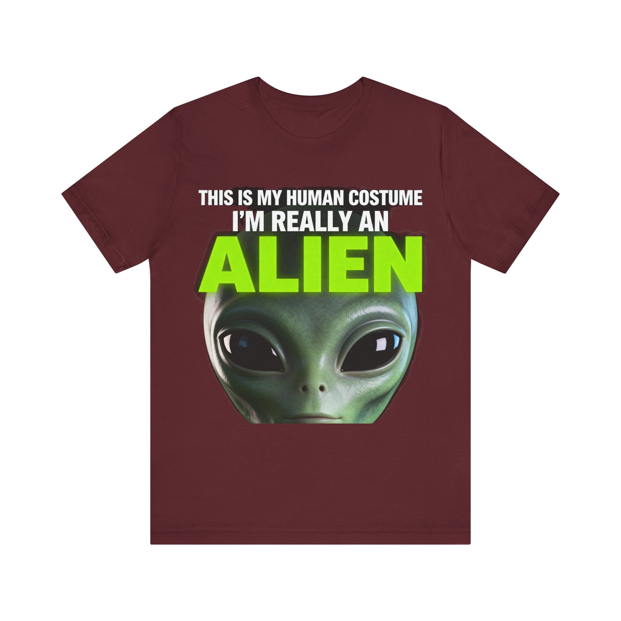This Is My Human Costume Shirt – Funny Alien Halloween Tee | Sci-Fi Humor T-Shirt Please Note: (Sizes may run slightly small)