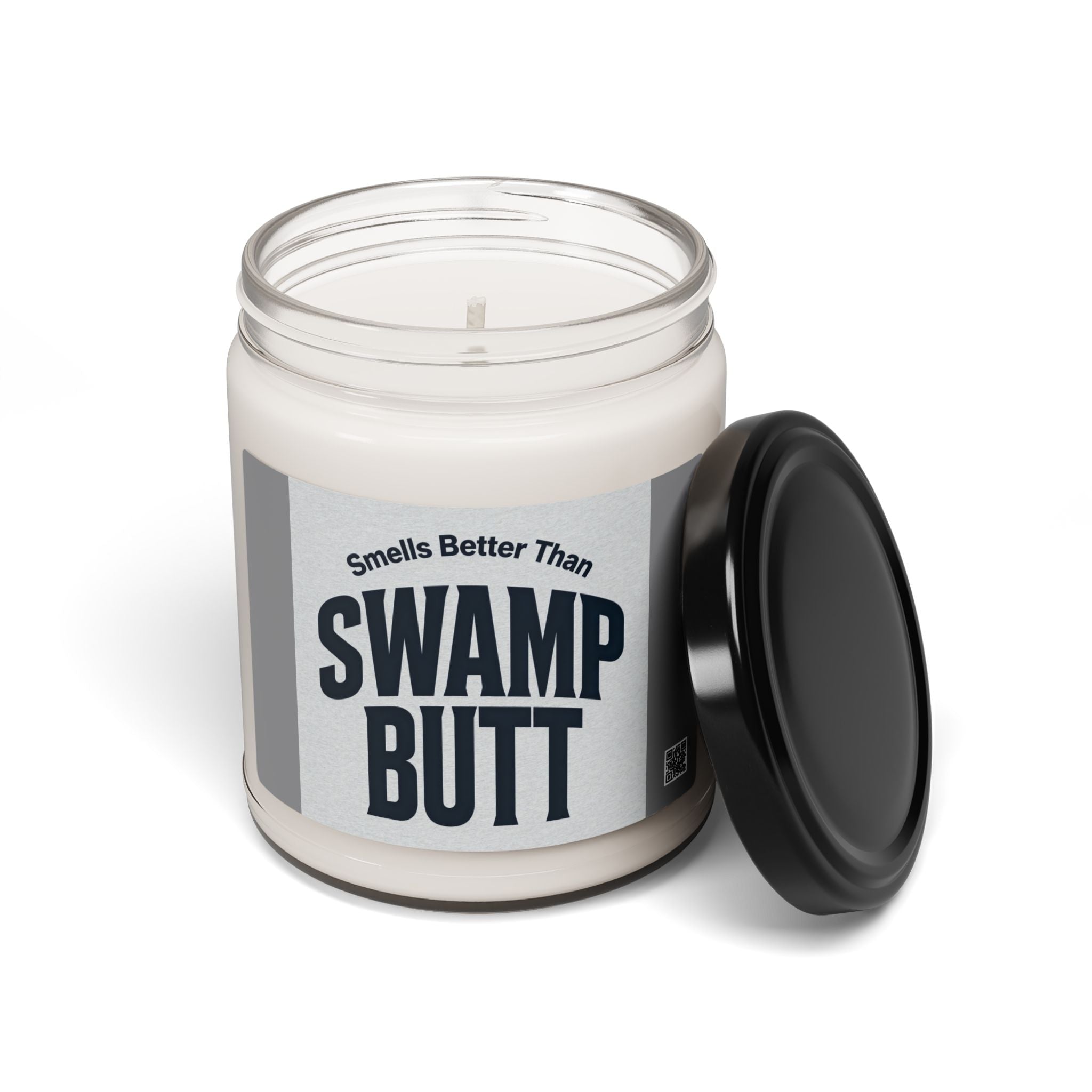 'Smells Better Than Swamp Butt' Funny Scented Jar Gift- 9oz Soy Candle