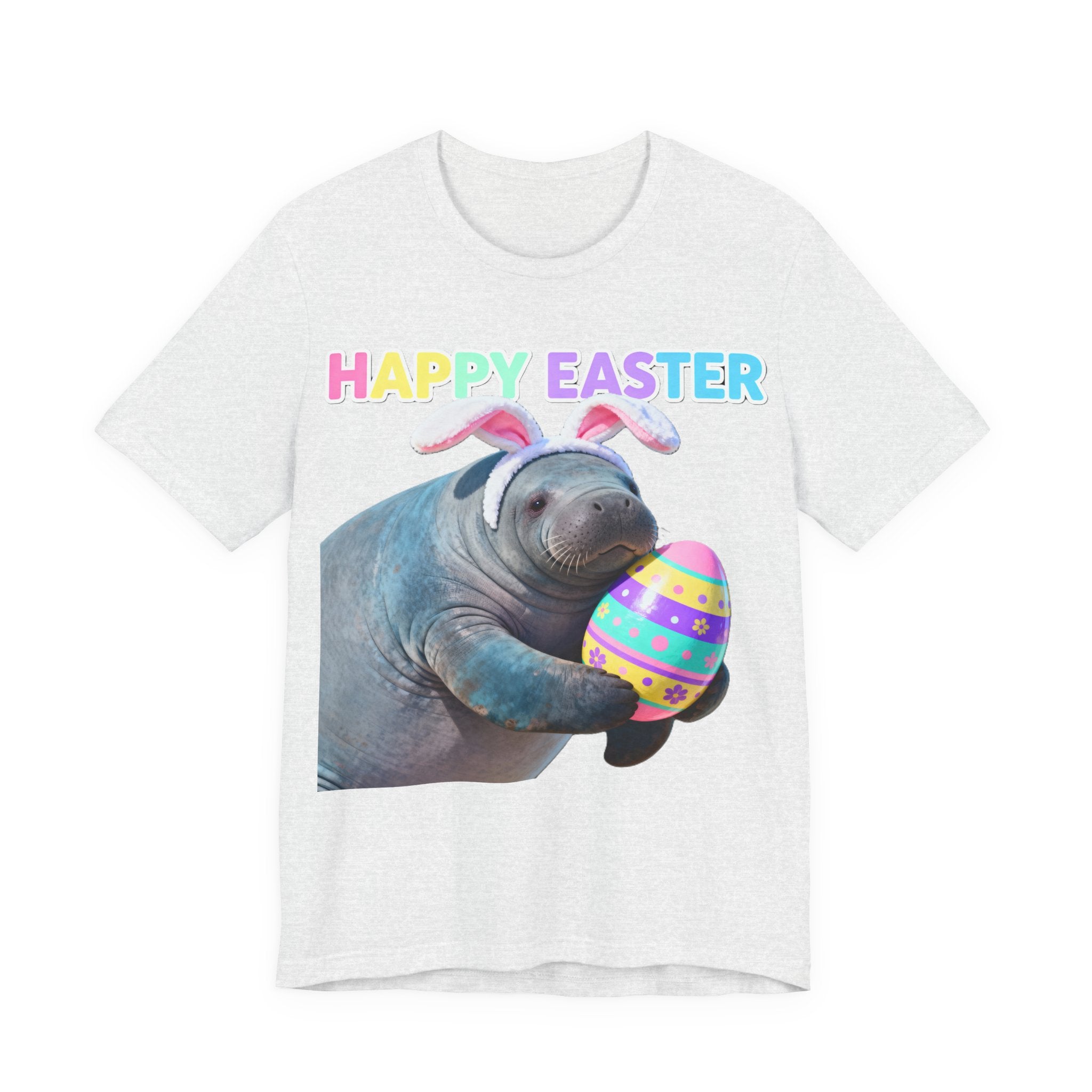 Happy Easter Manatee Shirt – Cute Florida Easter Tee