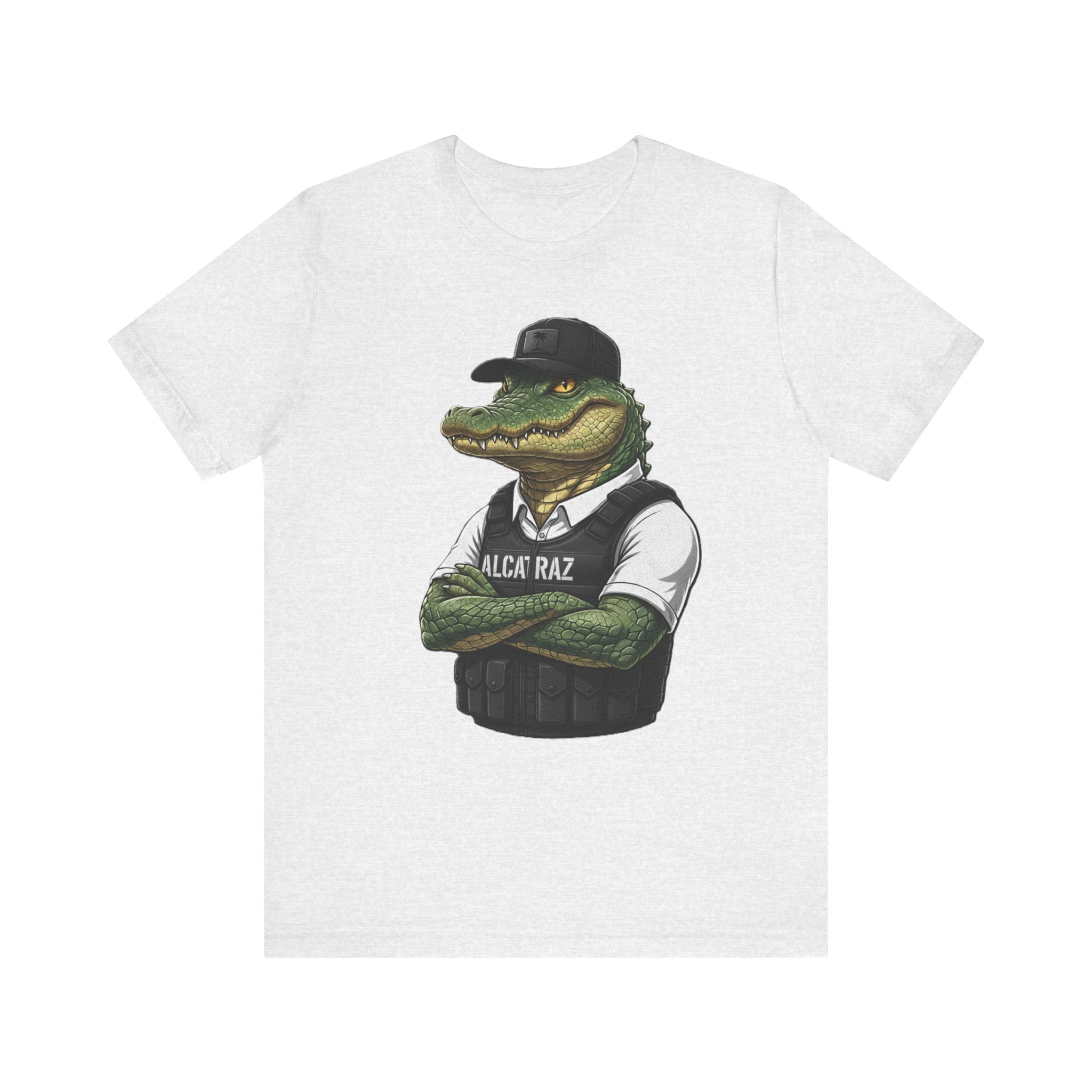 Alcatraz Gator Shirt – Cool Alligator Graphic Tee | Funny Florida Streetwear T-Shirt Please Note: (Sizes may run slightly small)