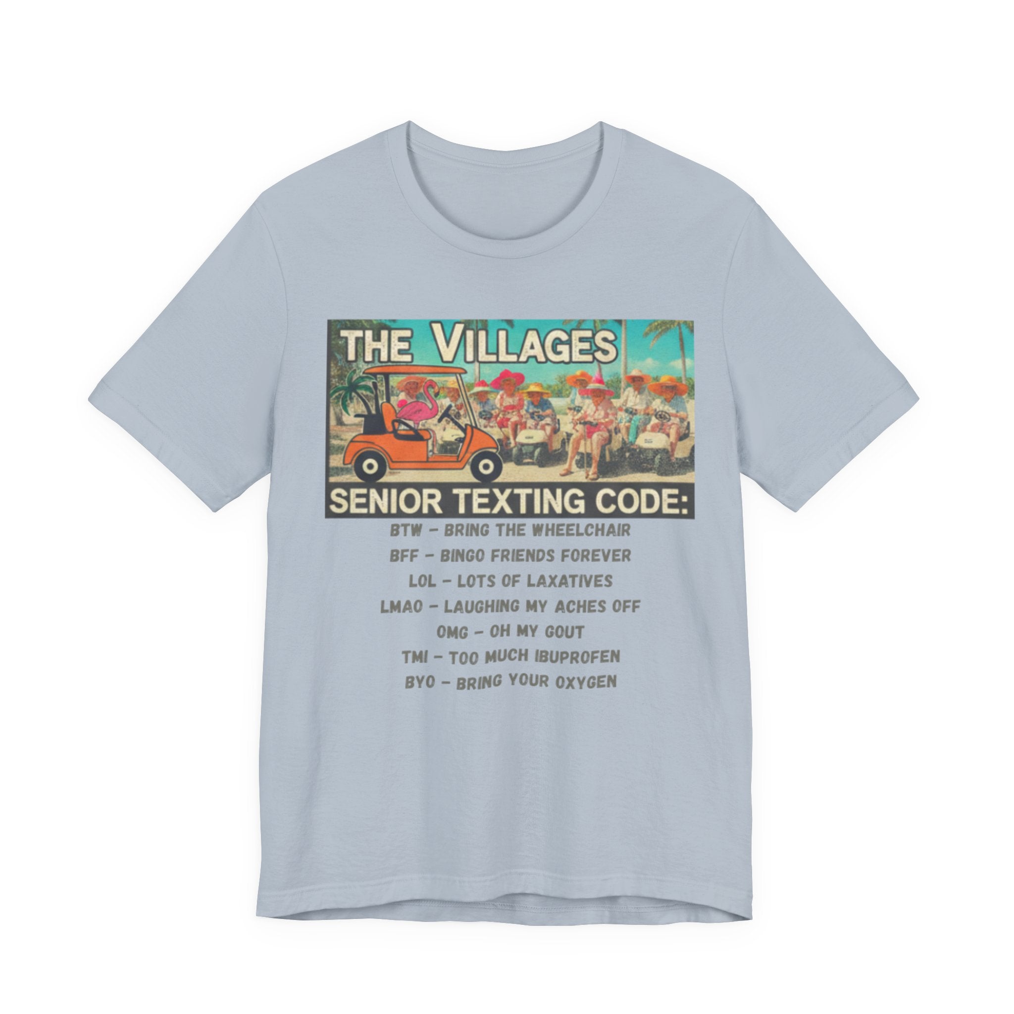 Senior Texting Code Tee