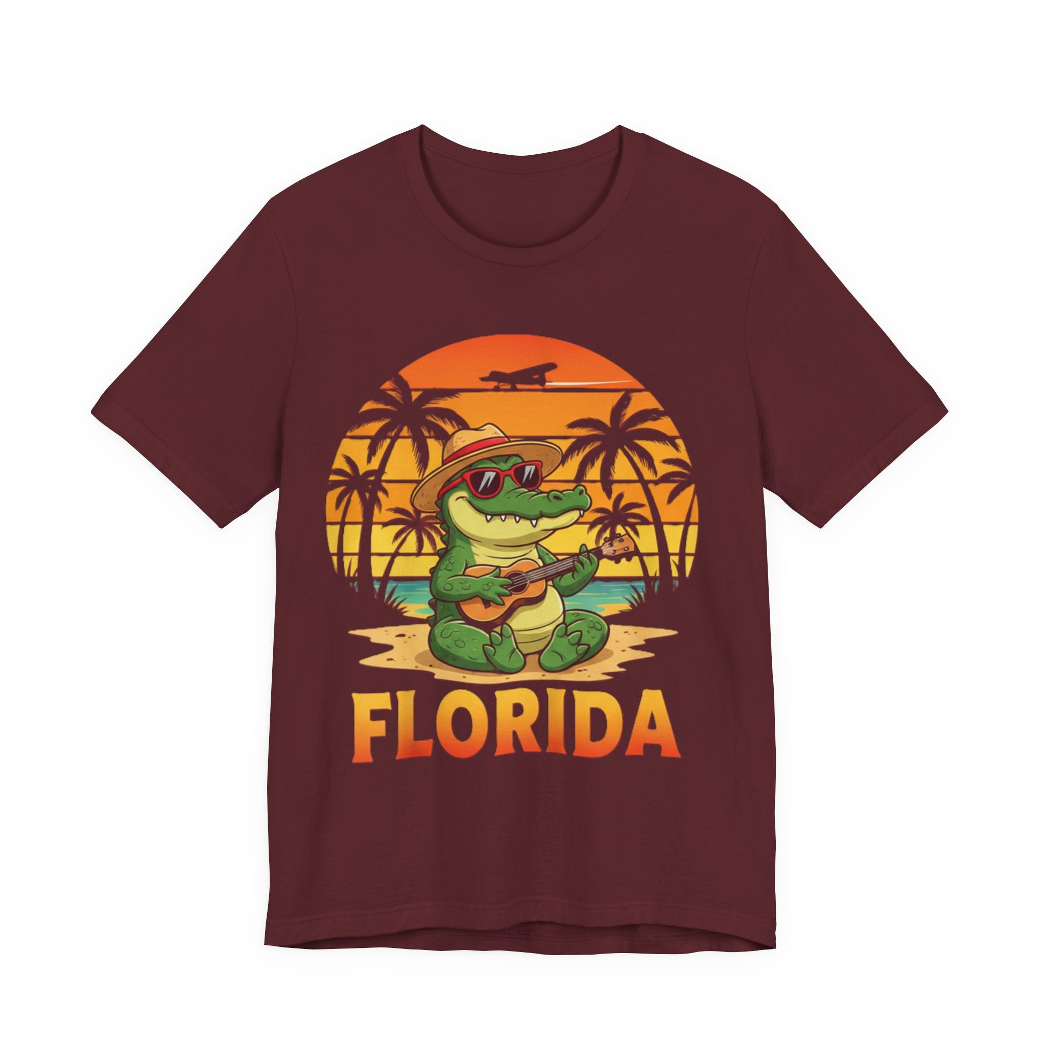 Chill Gator with Guitar Beach Vibes Tee
