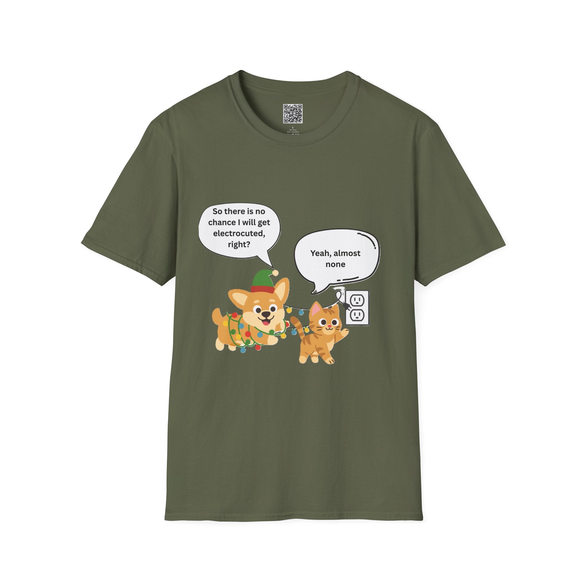 Funny Dog & Cat Lovers T-Shirt | Cute Pet Humor Graphic Tee | Unisex Animal Lover Gift