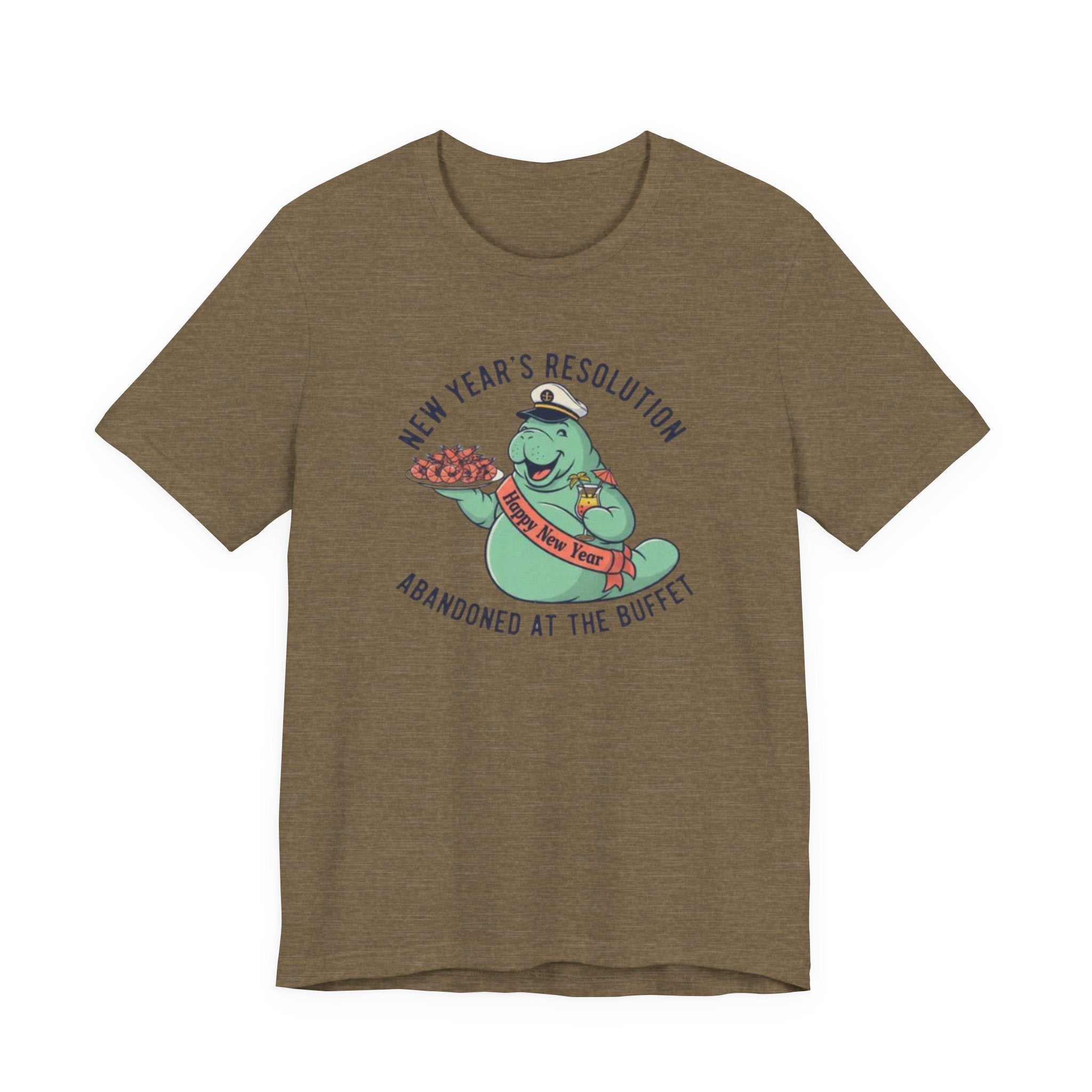 NY resolution abanded at the buffet Tee