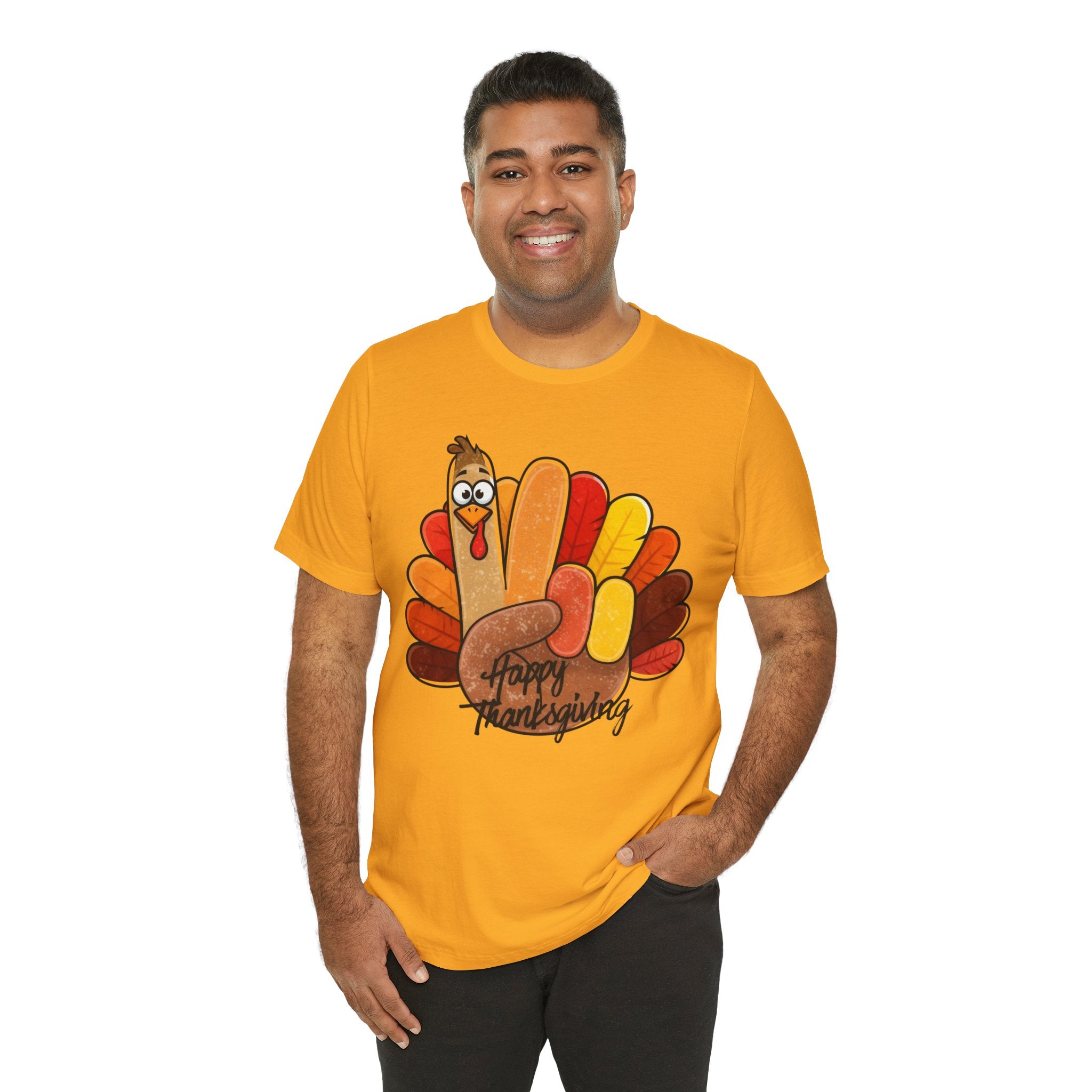 Peace Love Turkey Shirt – Funny Happy Thanksgiving Tee