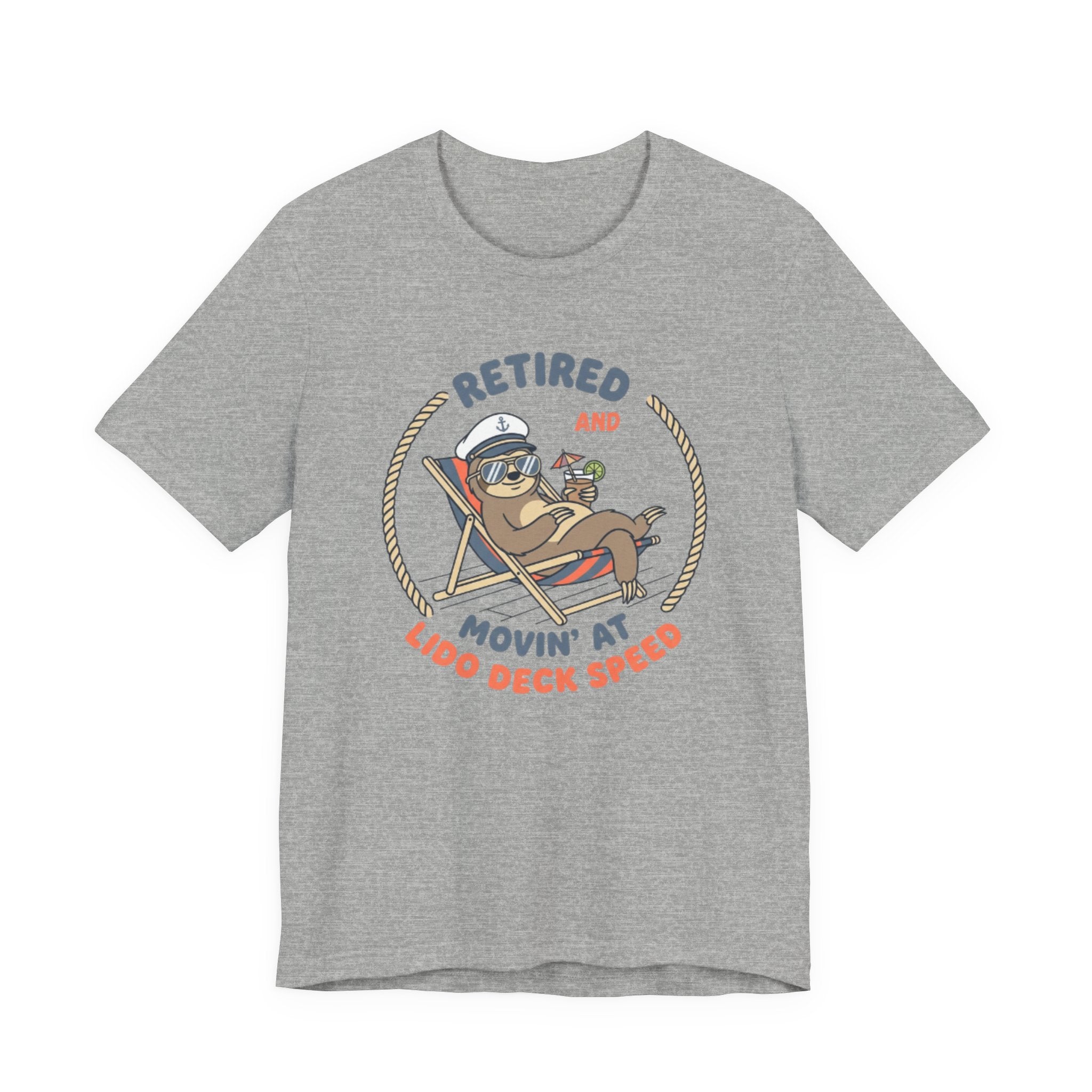 Retired and Movin' at Lido Deck Speed Tee