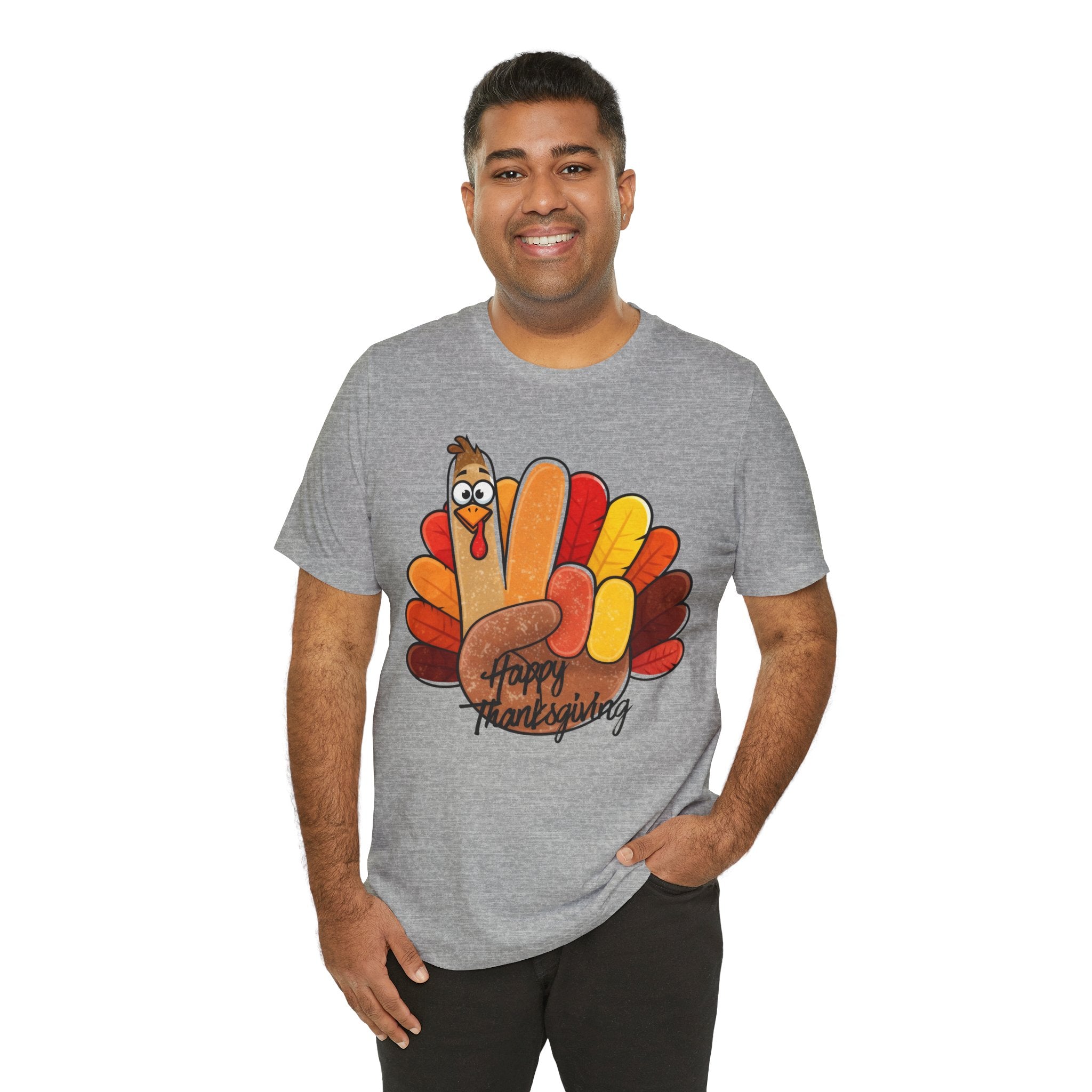 Peace Love Turkey Shirt – Funny Happy Thanksgiving Tee
