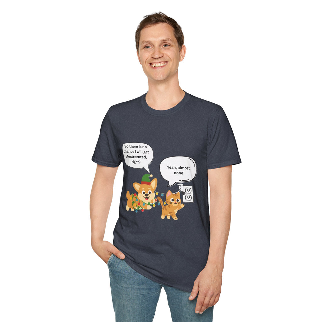Funny Dog & Cat Lovers T-Shirt | Cute Pet Humor Graphic Tee | Unisex Animal Lover Gift