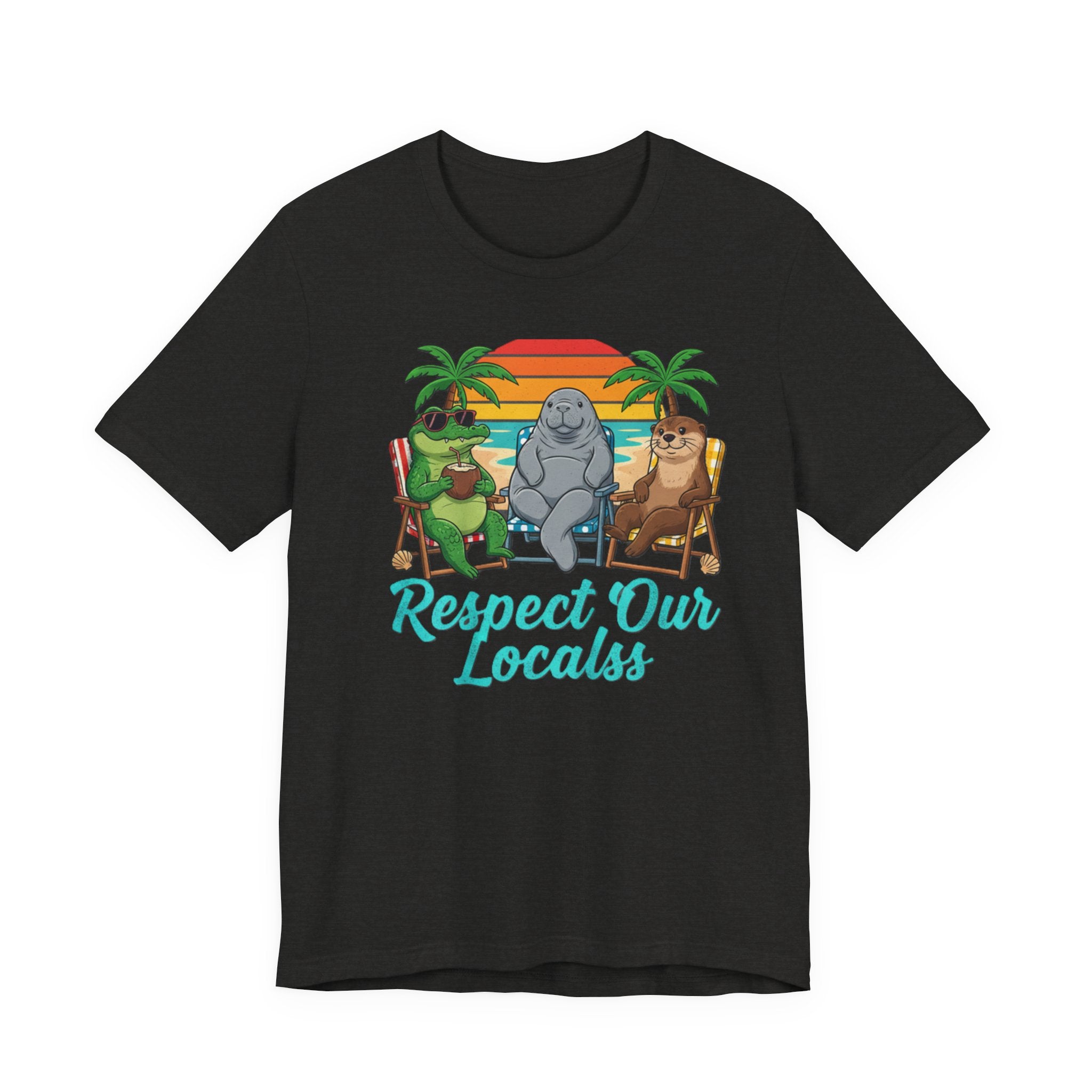 Respect Our Locals Alligator, Manatee & Otter Tee
