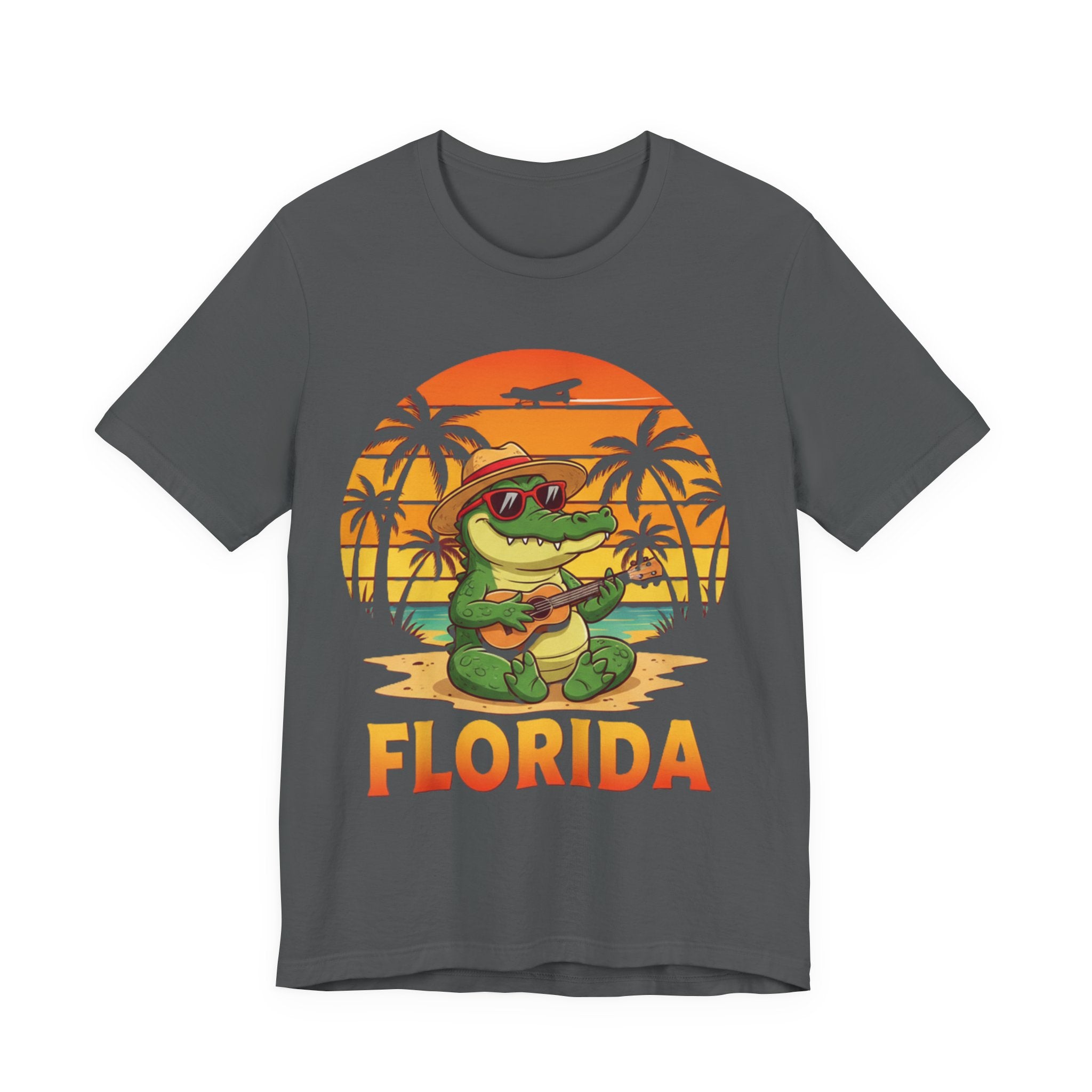 Chill Gator with Guitar Beach Vibes Tee