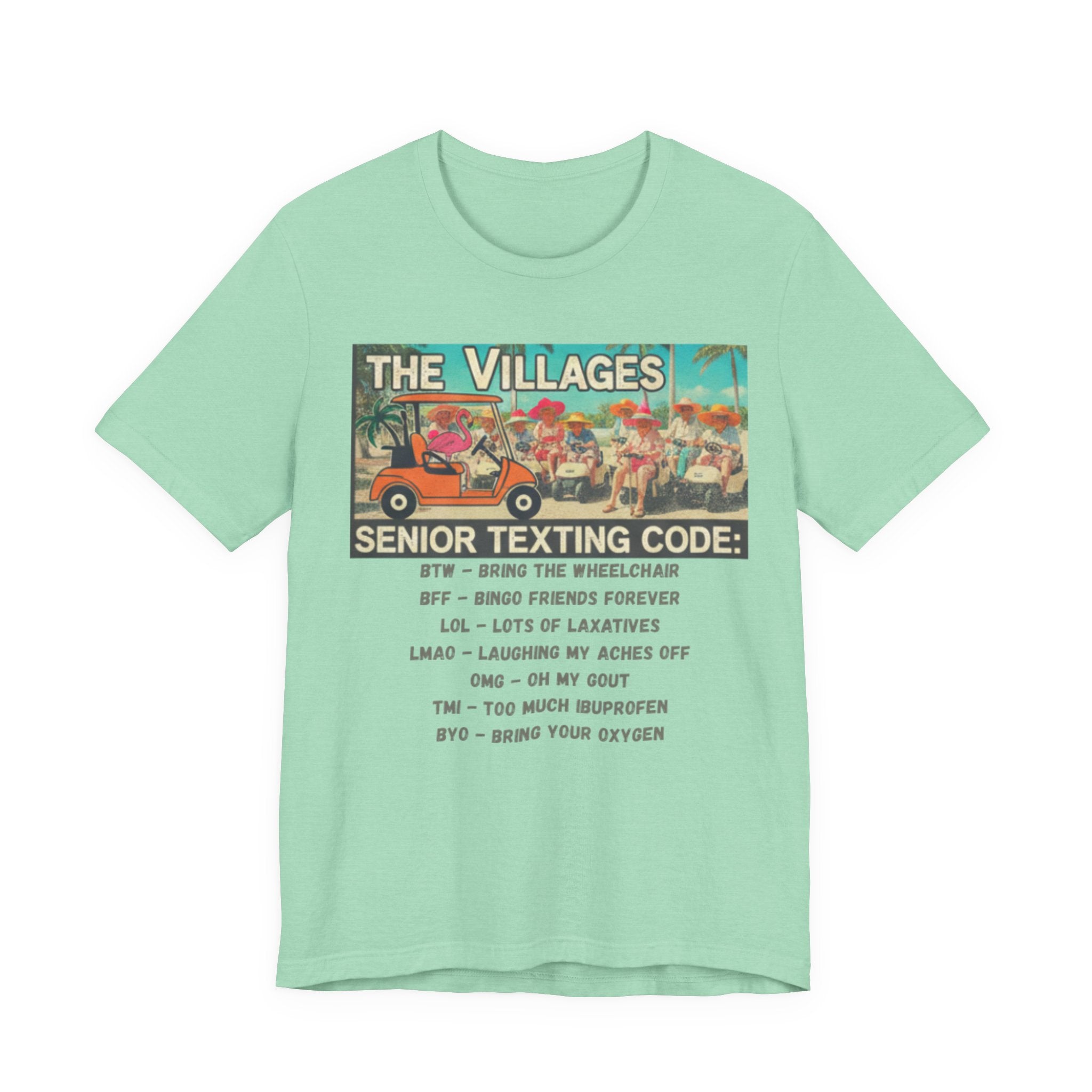 Senior Texting Code Tee