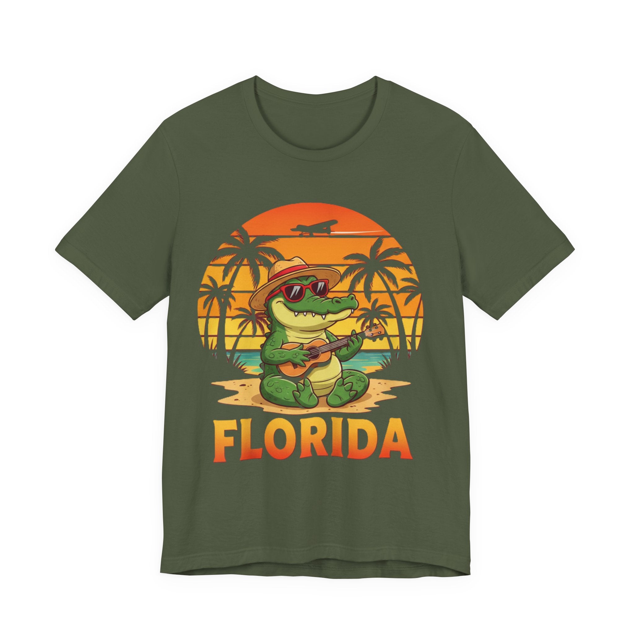 Chill Gator with Guitar Beach Vibes Tee