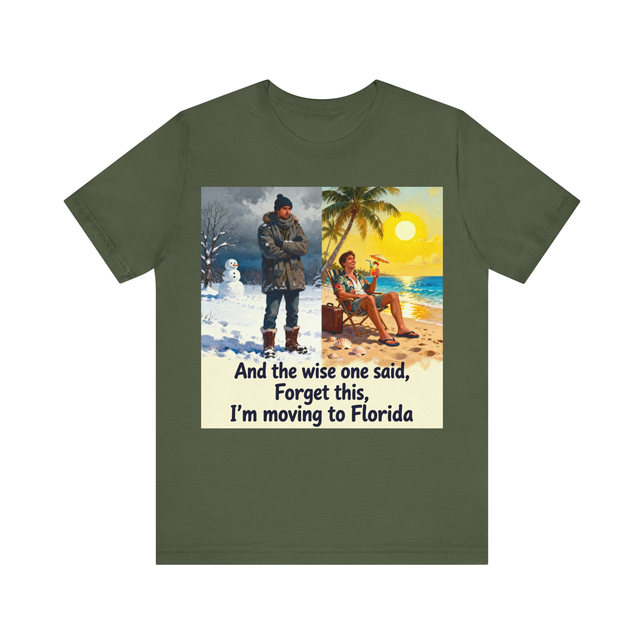 Forget This, I’m Moving to Florida Shirt – Funny Winter Escape Tee | Sunshine State Vacation T-Shirt please Note: (Sizes may run slightly small)