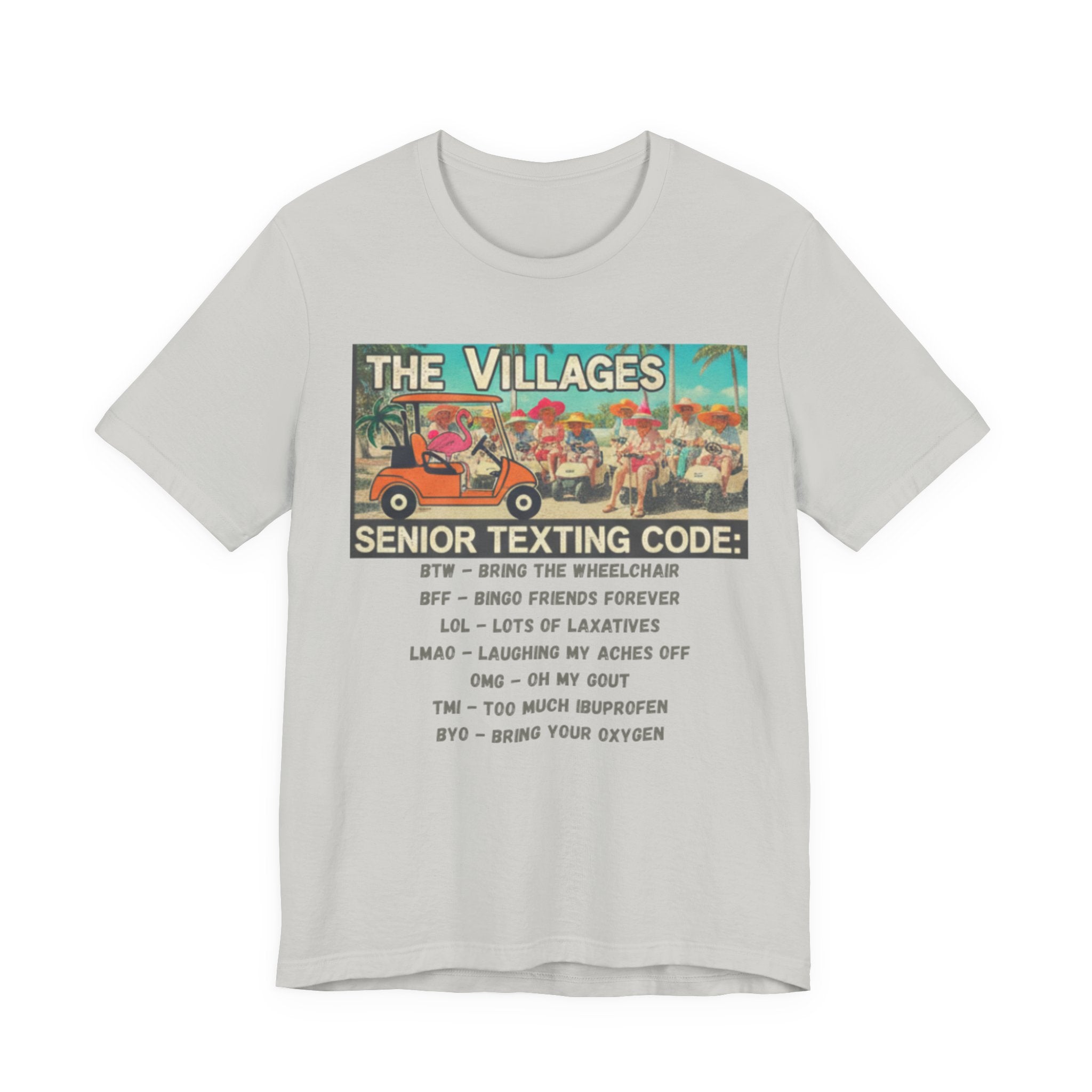 Senior Texting Code Tee