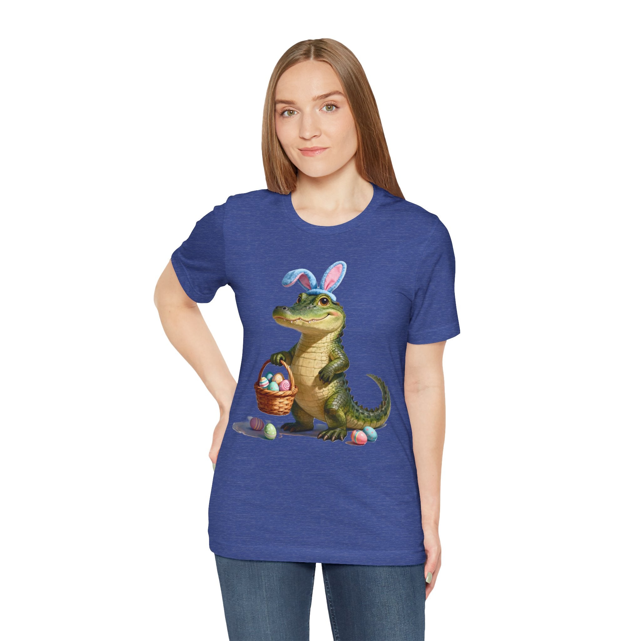 Easter Gator Shirt – Funny Florida Alligator Bunny Tee