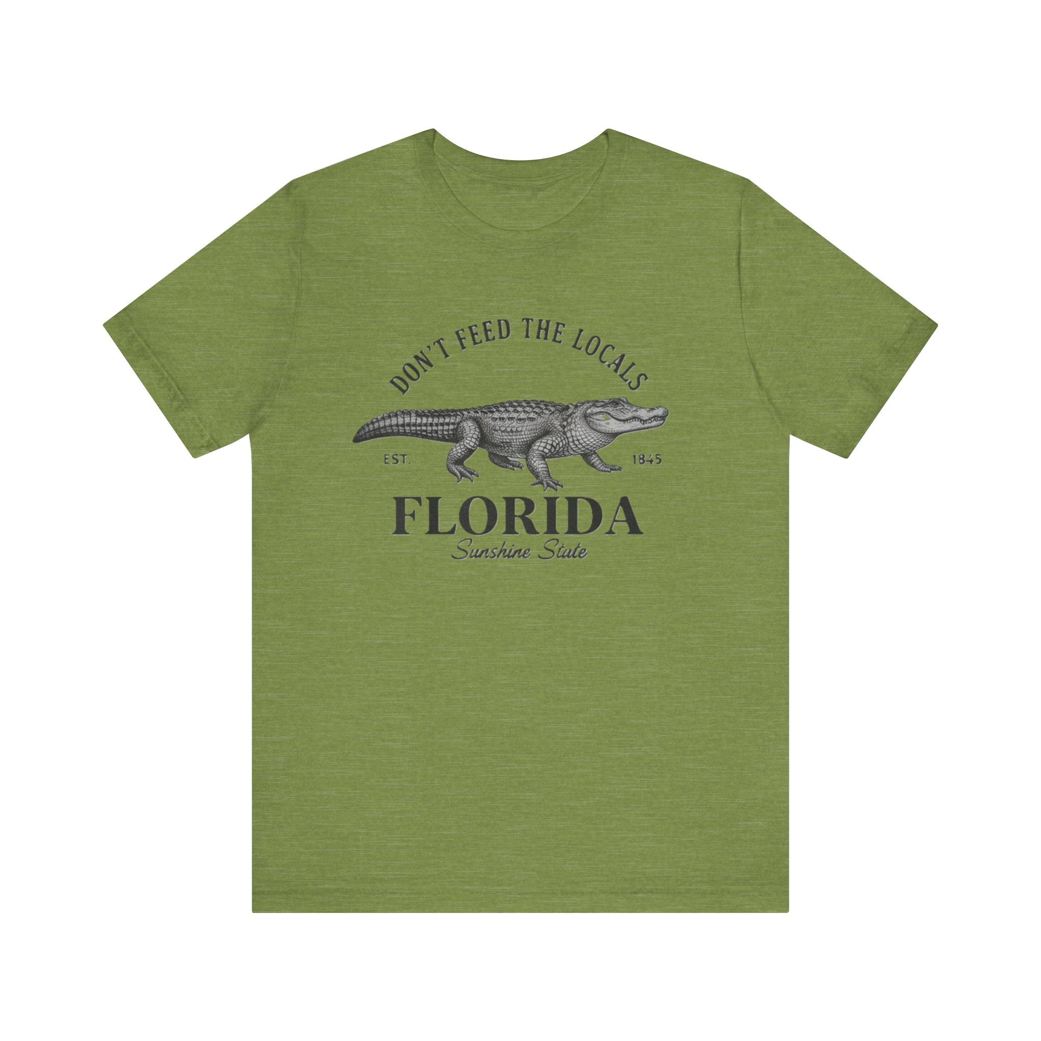 Don’t Feed the Locals Florida Shirt – Funny Alligator Sunshine State Tee | Vintage Florida Humor T-Shirt Pease Note: (Sizes may run slightly small)