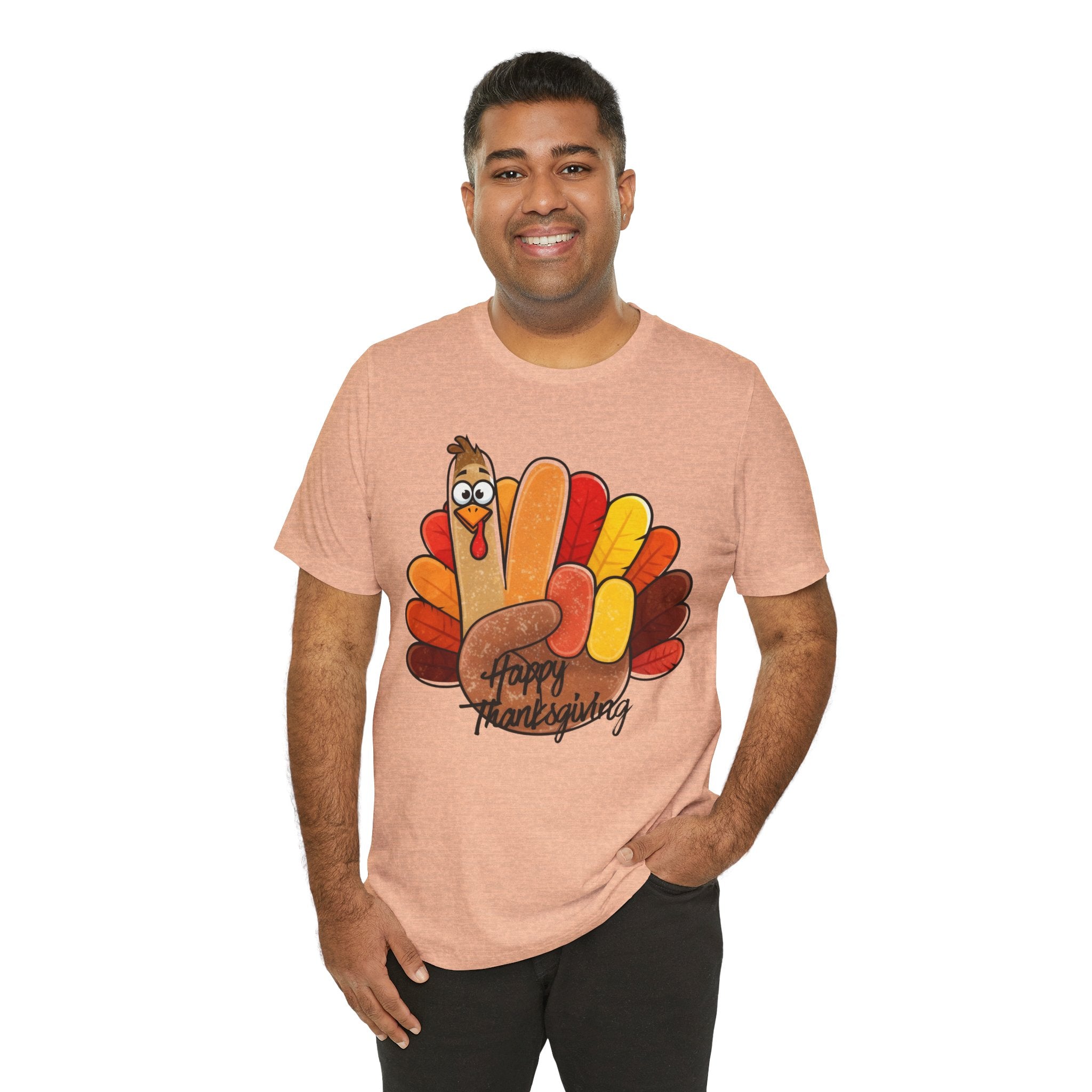 Peace Love Turkey Shirt – Funny Happy Thanksgiving Tee