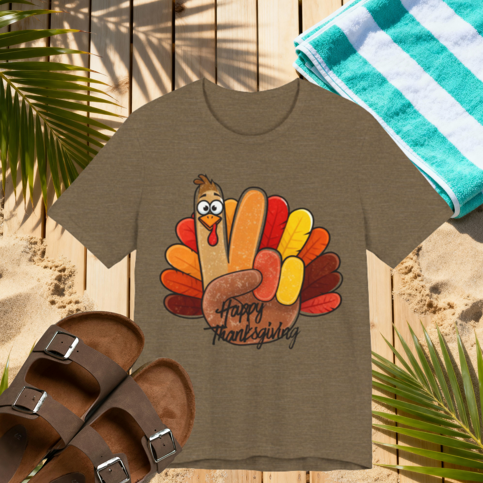 Peace Love Turkey Shirt – Funny Happy Thanksgiving Tee
