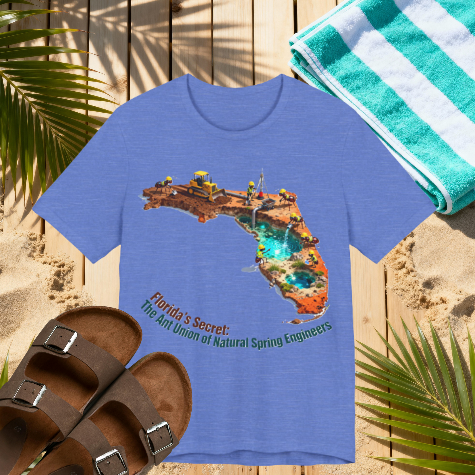 Florida’s Secret Ant Union Shirt – Funny Florida Natural Springs Tee | “Ant Engineers”
