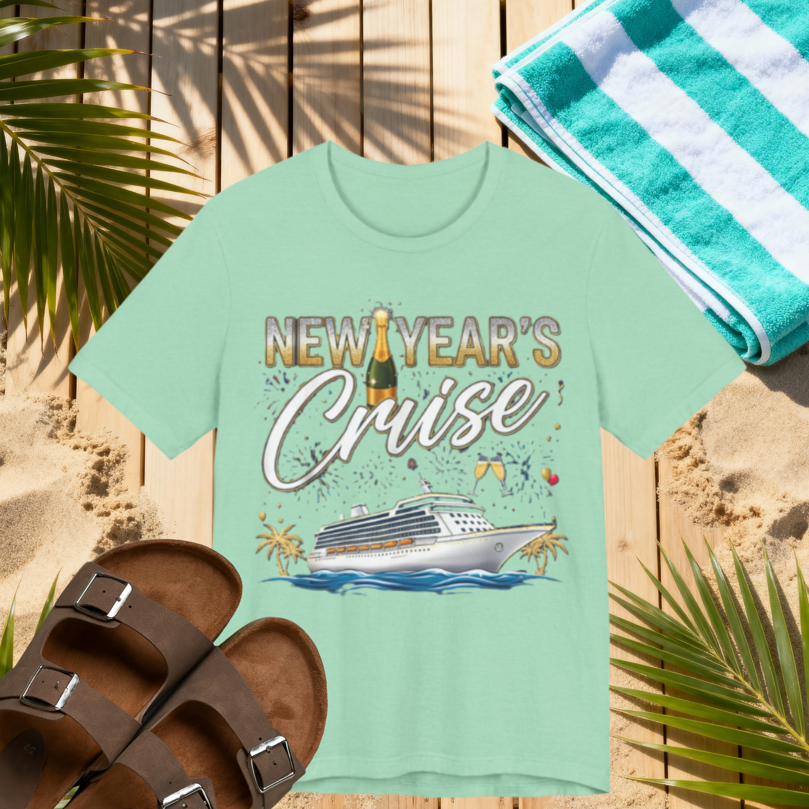 New Year’s Cruise Shirt – Festive Holiday Vacation Tee