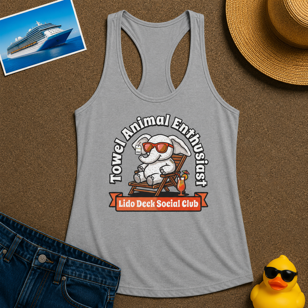Towel Animal Enthusiast Tank