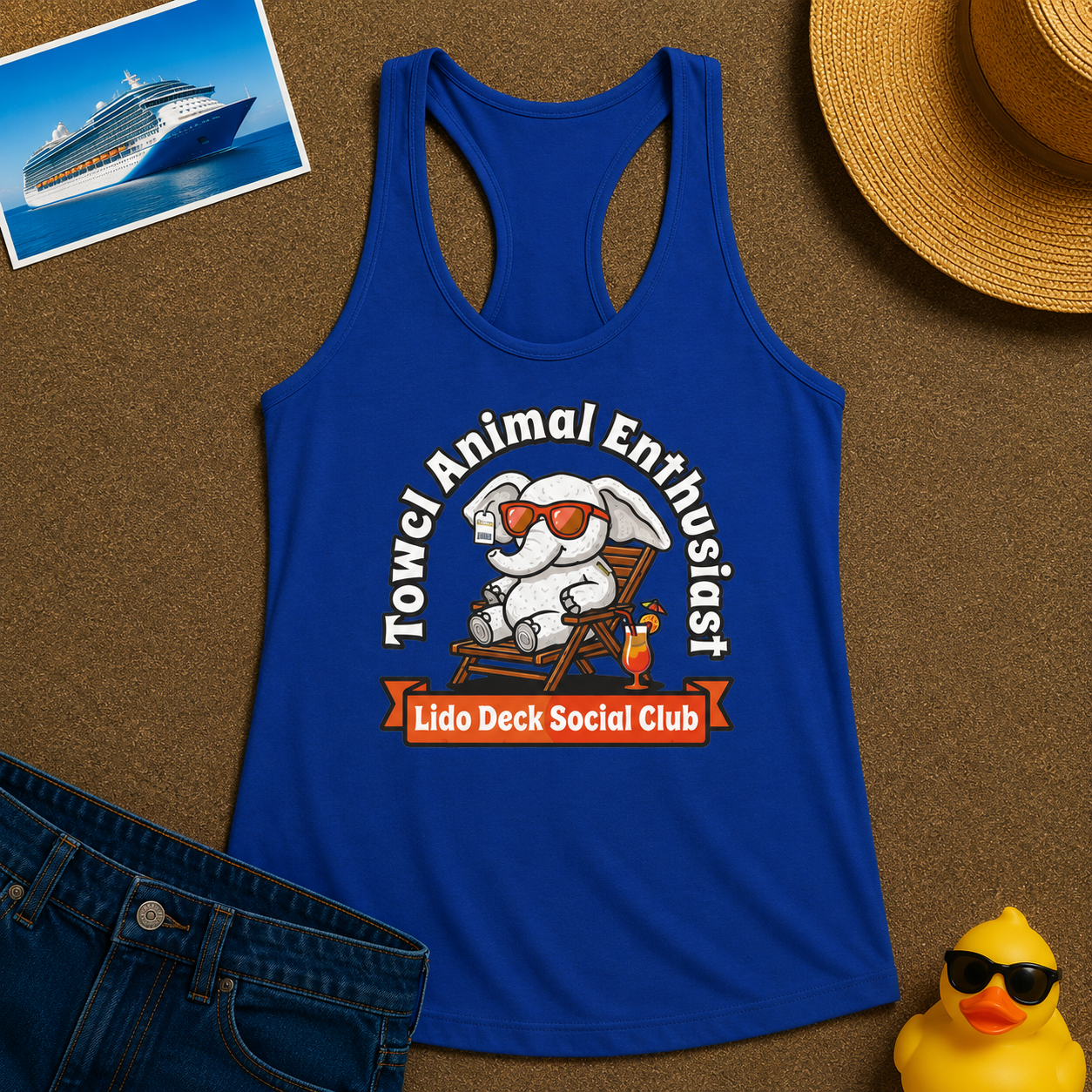 Towel Animal Enthusiast Tank