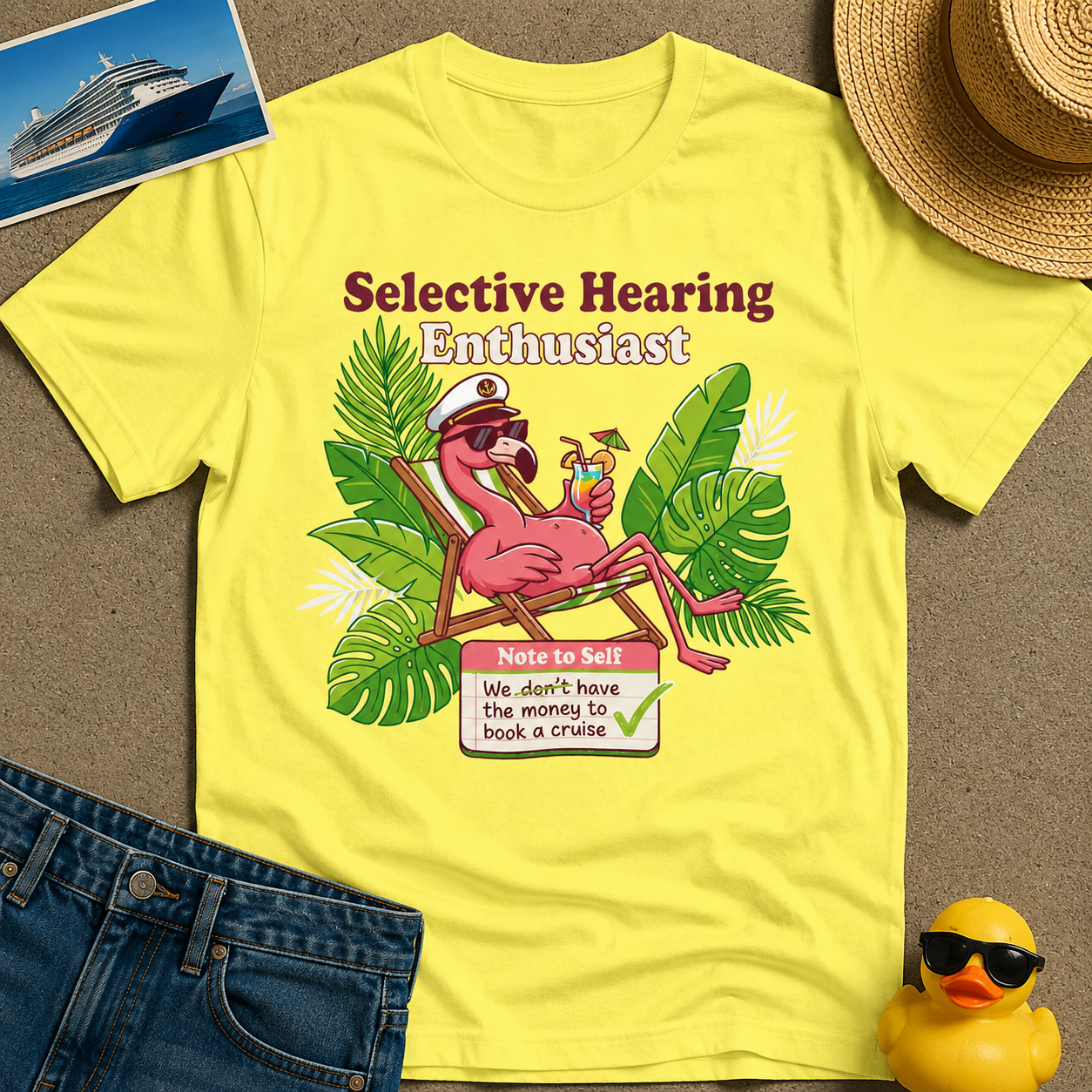 Selective Hearing Enthusiast We don't have the money for a Cruise Tee