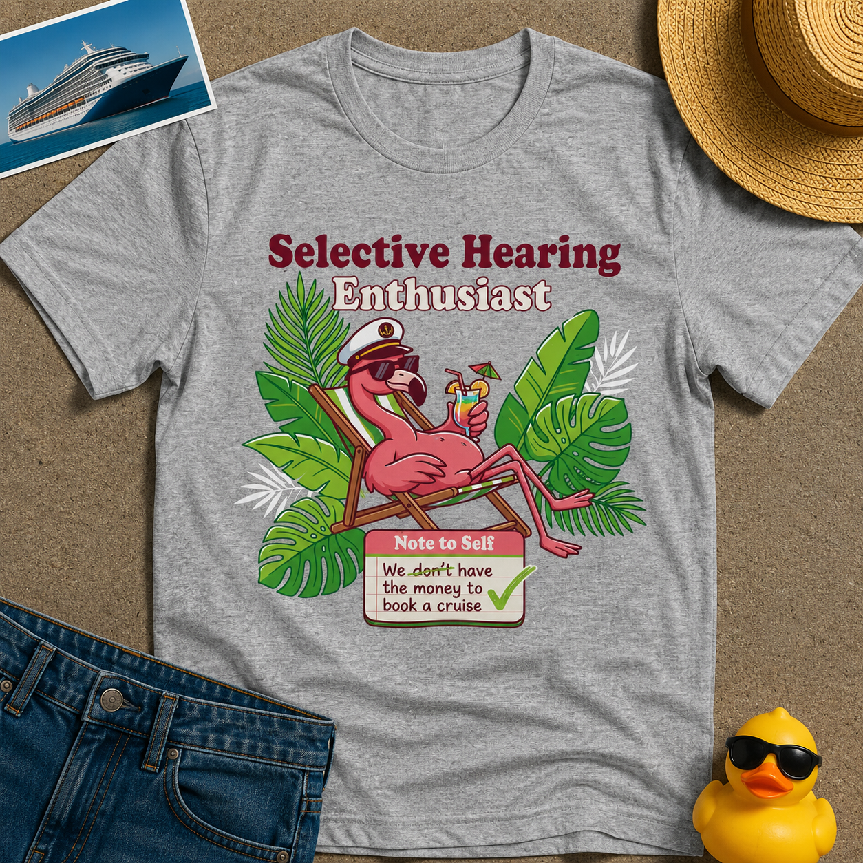 Selective Hearing Enthusiast We don't have the money for a Cruise Tee