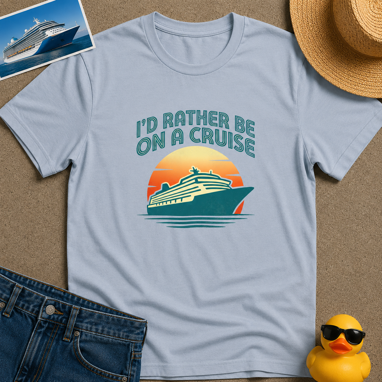 I'd Rather Be on a Cruise Tee
