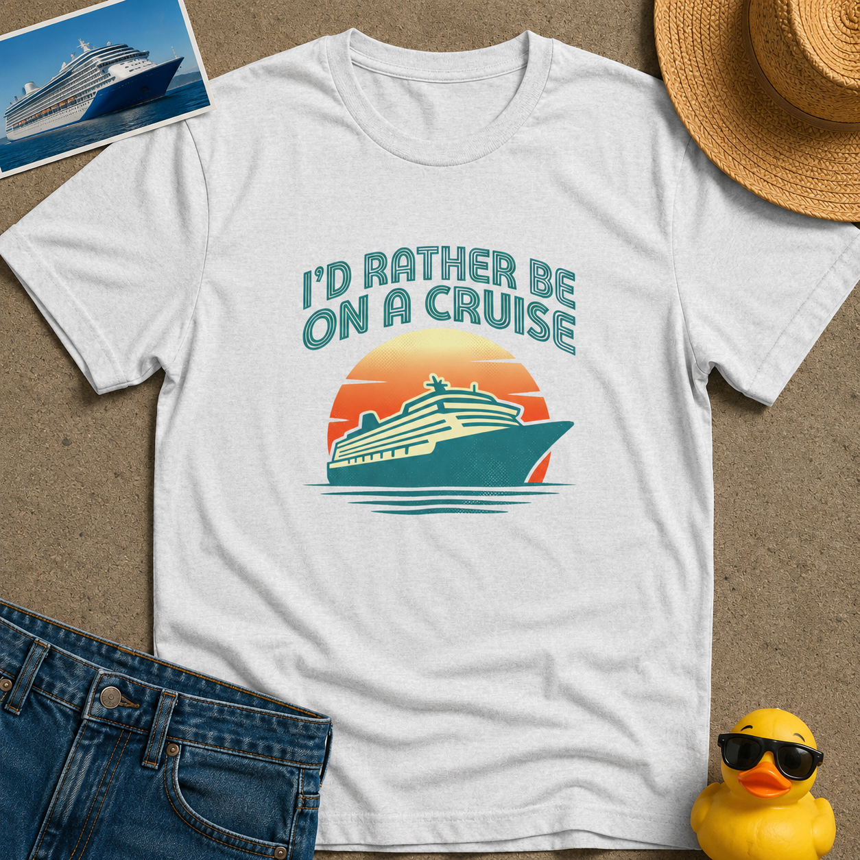 I'd Rather Be on a Cruise Tee